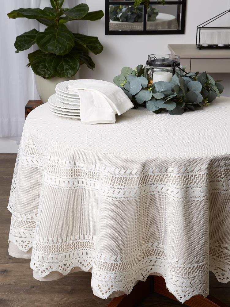 DII Cream Tablecloth in the Serveware Accessories department at Lowes.com