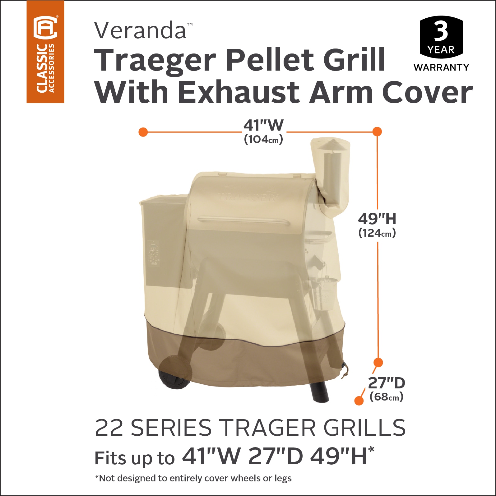 Classic Accessories 55-918-011501-00 Grill-Covers - View #2