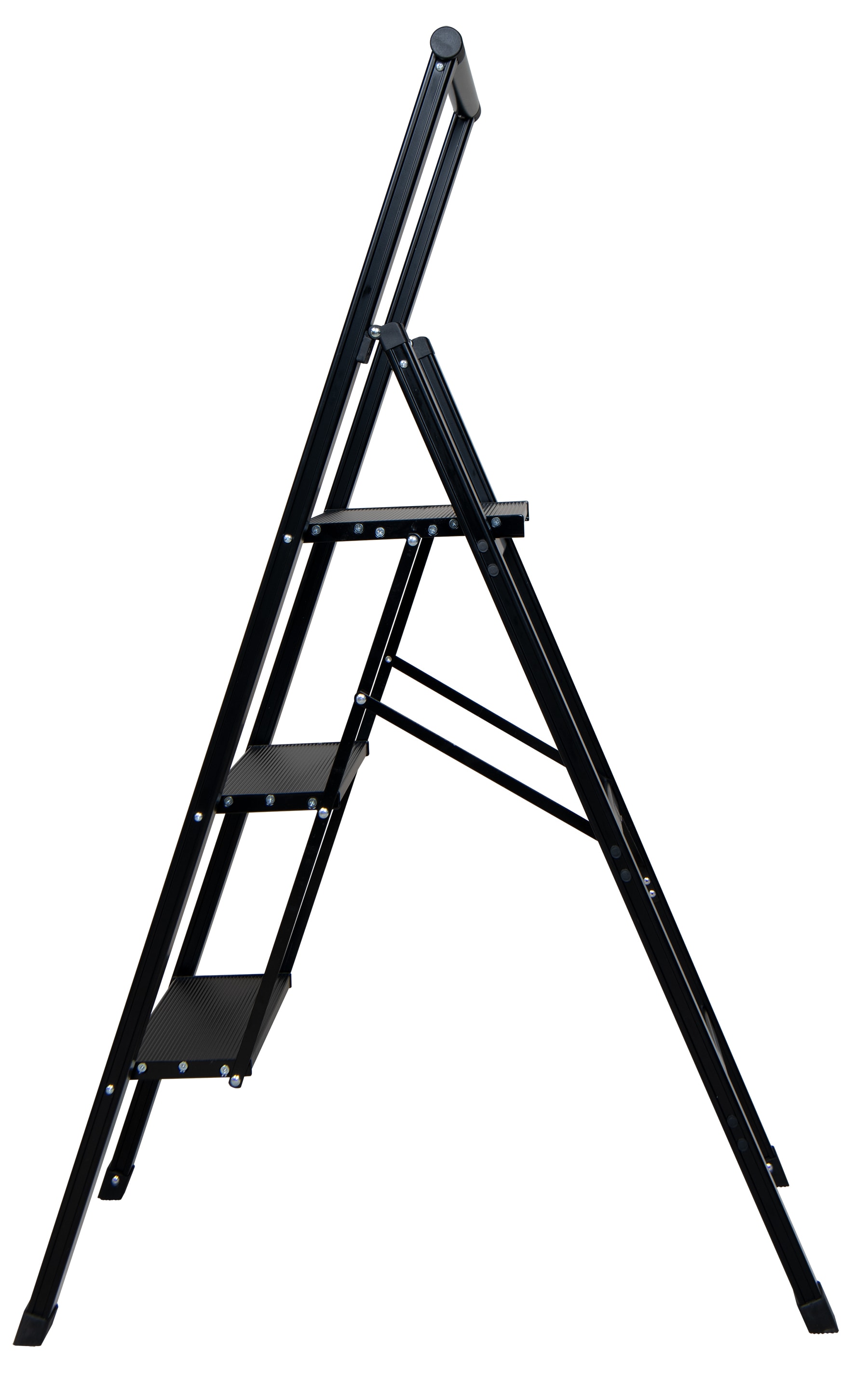 Xtend+Climb SLIMLINE 3-Step 250-lb Capacity Black Aluminum Foldable Step Stool 200-003MBK simolary.com 12 Xtend+Climb SLIMLINE 3-Step 250-lb Capacity Black Aluminum Foldable Step Stool 200-003MBK Simolary simolary.com 12