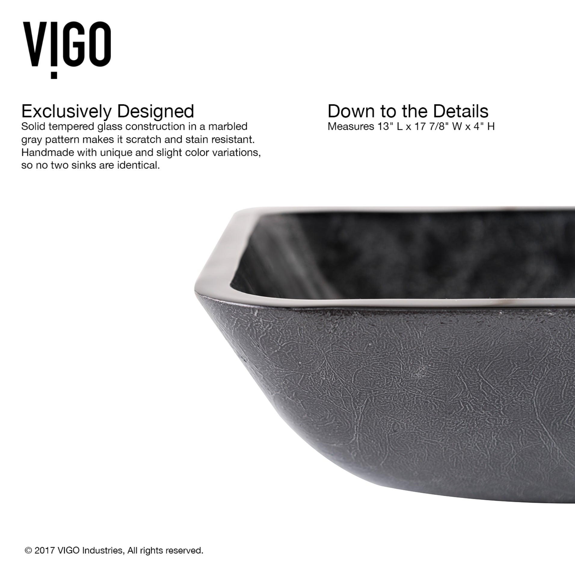 VIGO VGT1701 Bath-Sink - View #5
