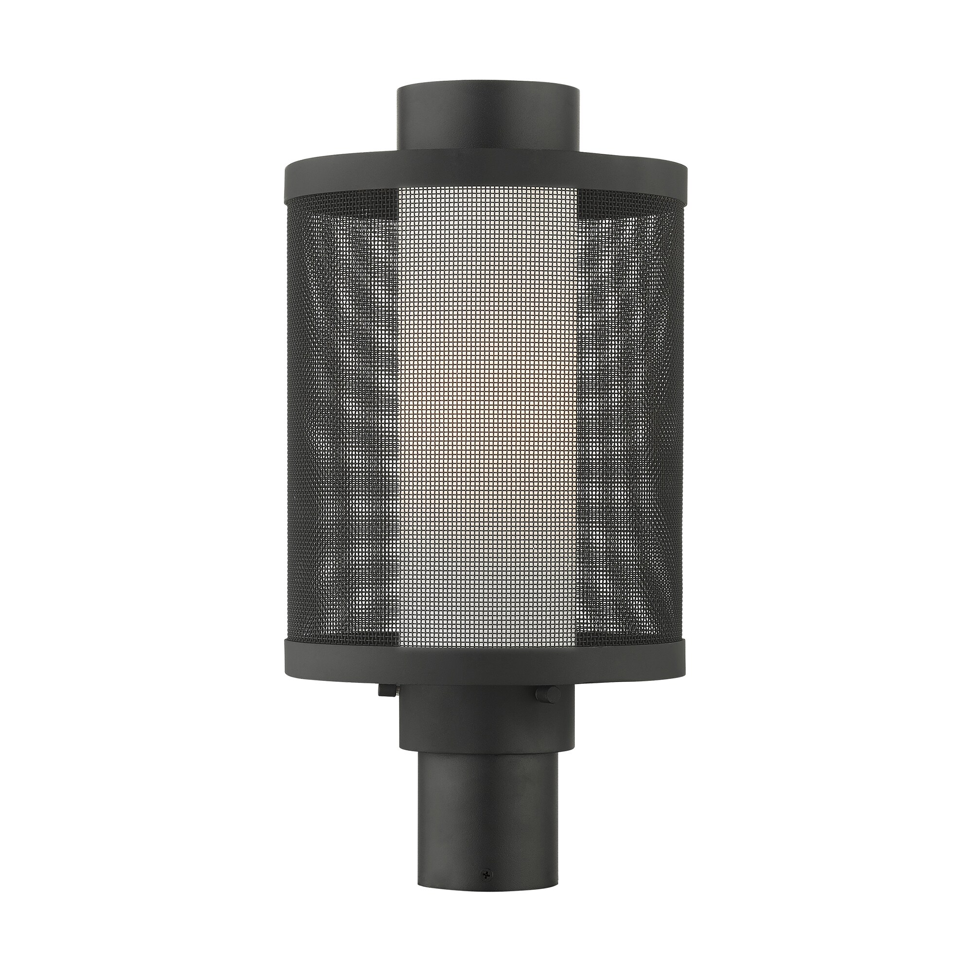Livex Lighting 20686-14 Nottingham 17.5-in Textured Black Modern/Contemporary Outdoor Light Post Lantern