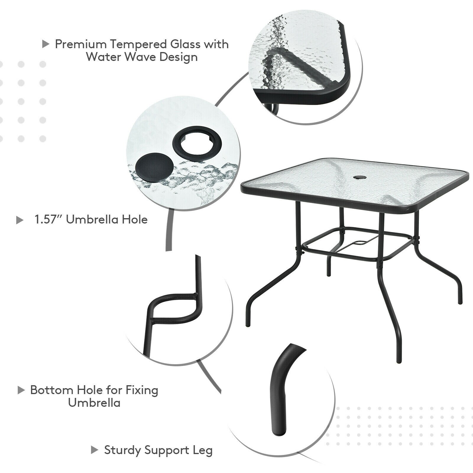 WELLFOR DOZN70822 Patio-Dining-Sets - View #5