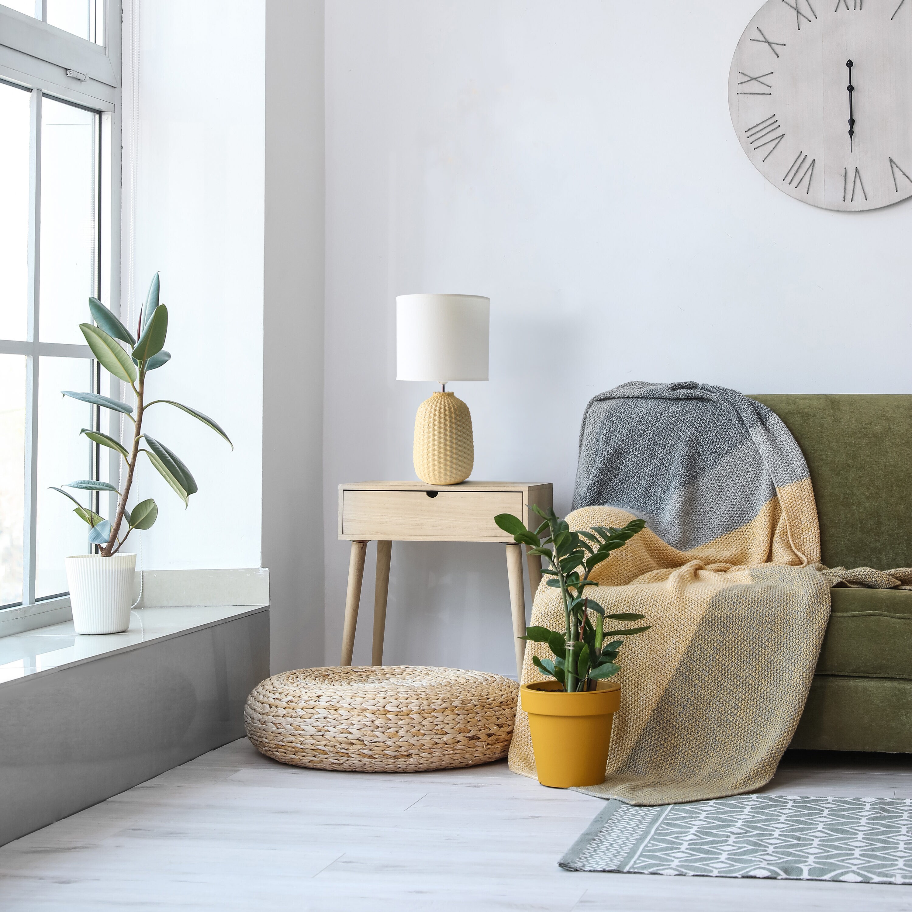 Simple Designs LT1135-YLW Table-Lamps - View #7