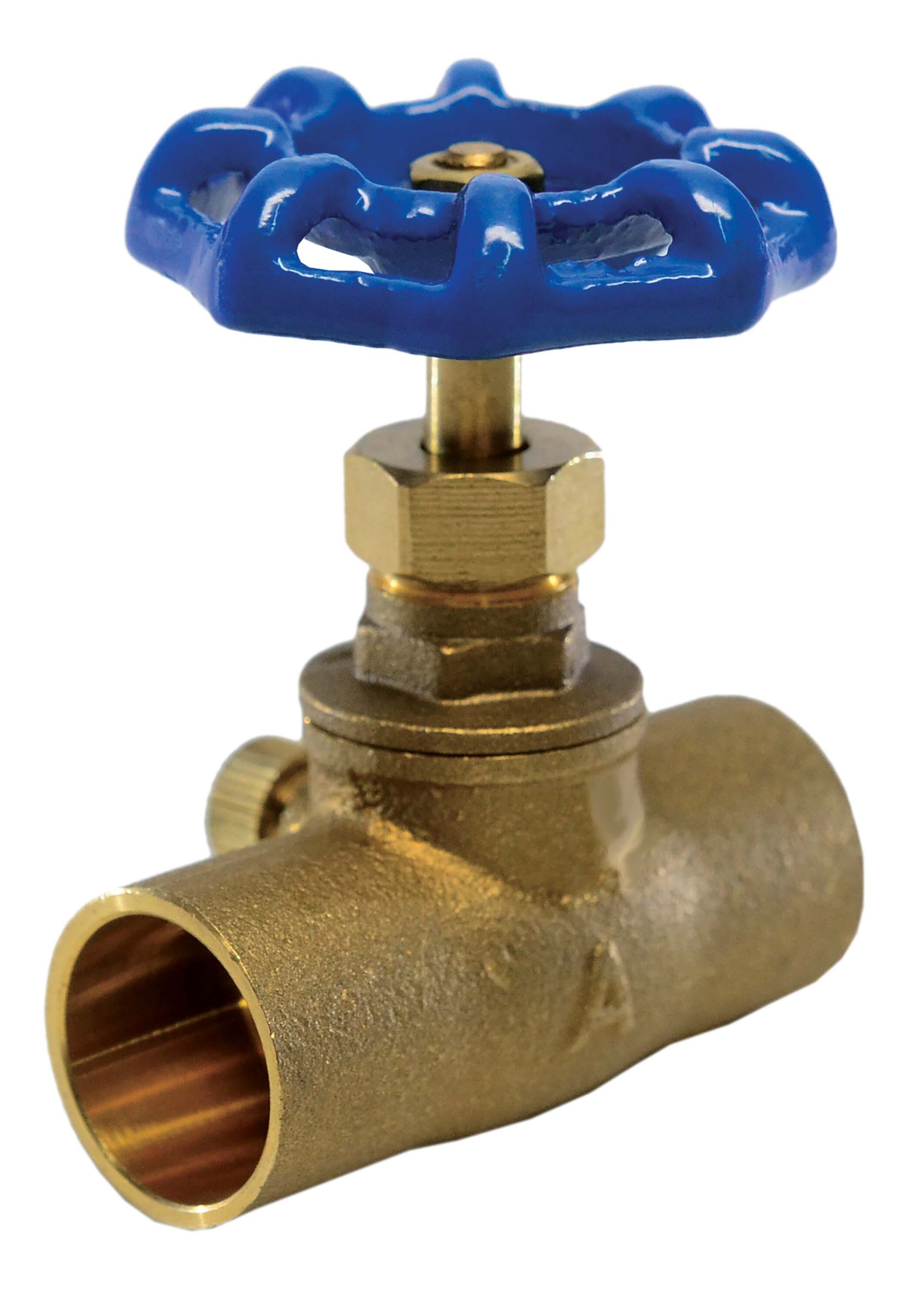 AMERICAN VALVE G60S34 3/4-in CopPEr Sweat x 3/4-in Copper Sweat Brass Multi Turn Stop and Waste Valve