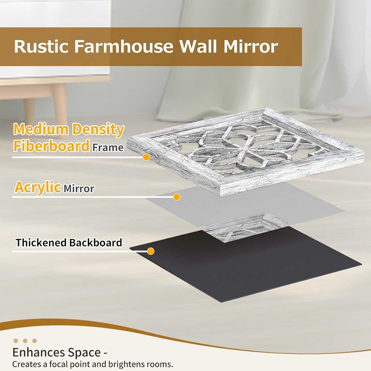 Aoibox LABDM2933 Decor-Mirrors - View #3