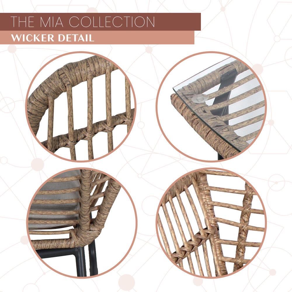 Mod Furniture MIA3PC-GRY Patio-Conversation-Sets - View #4