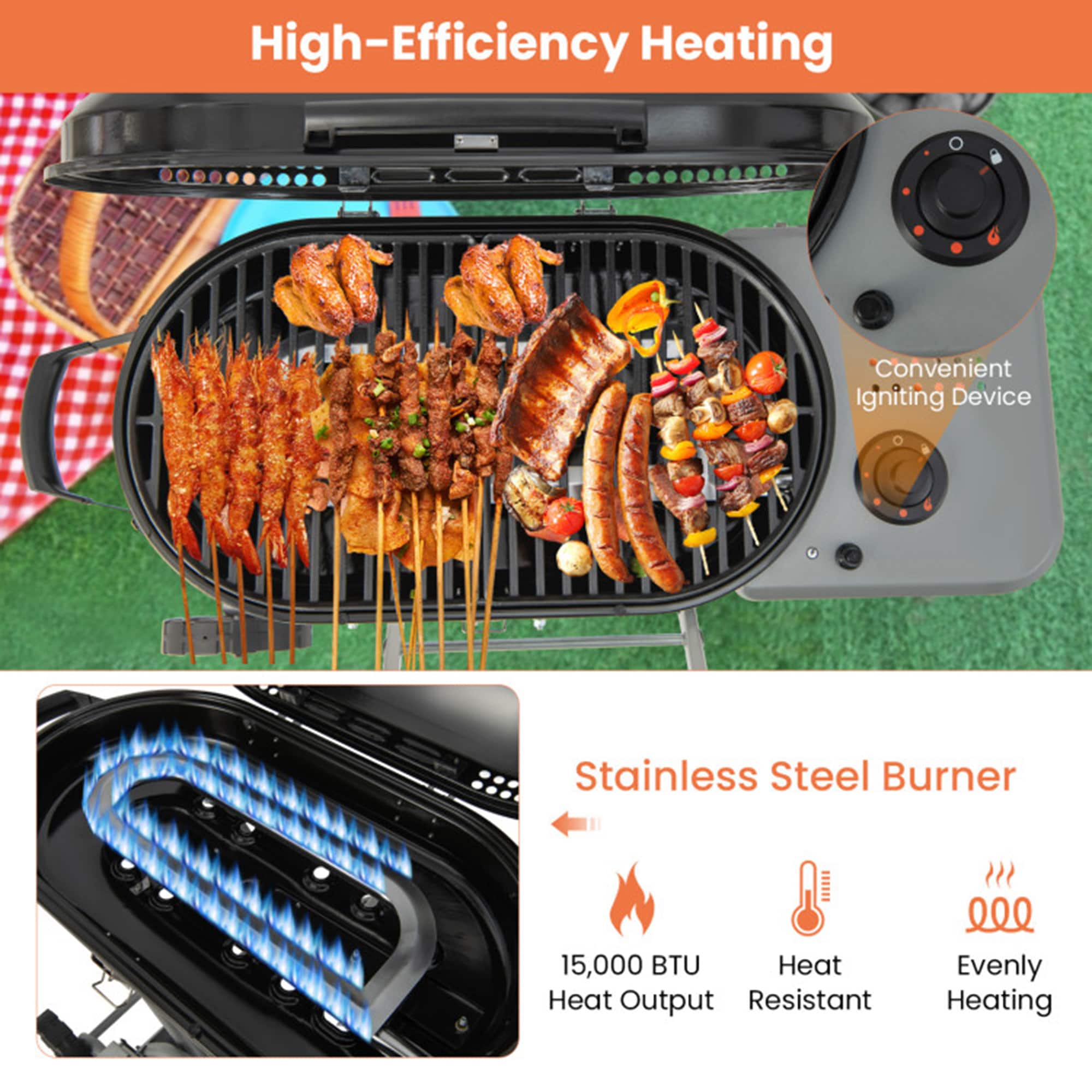 Mondawe MO112BK Gas-Grill - View #5