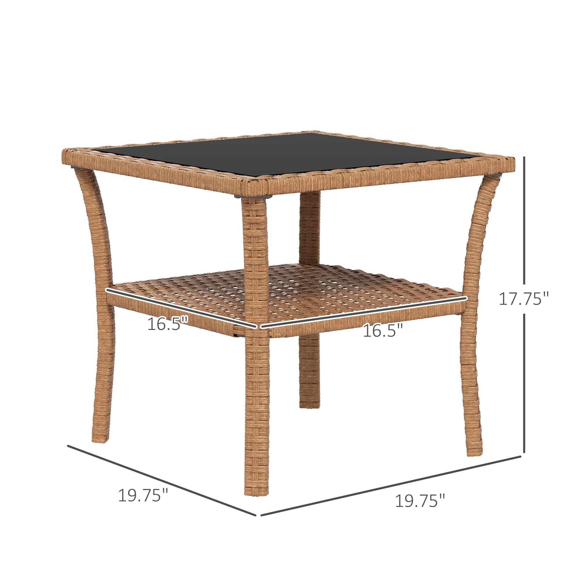 Mondawe MA-GCABQ-289E Patio-Tables - View #7
