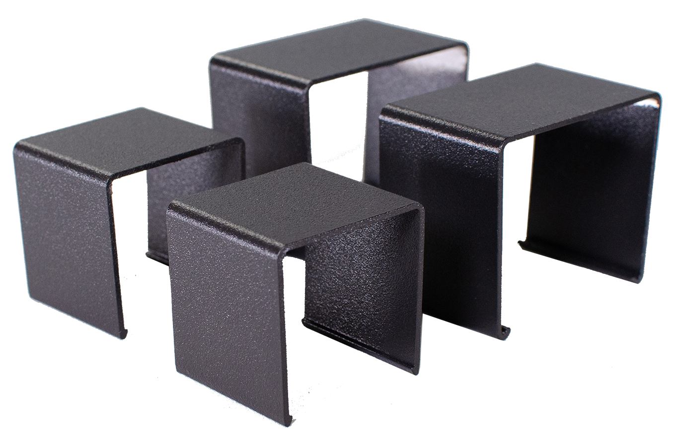 Harmony Railing Systems AL061202B 2-in Black Aluminum Rail bracket
