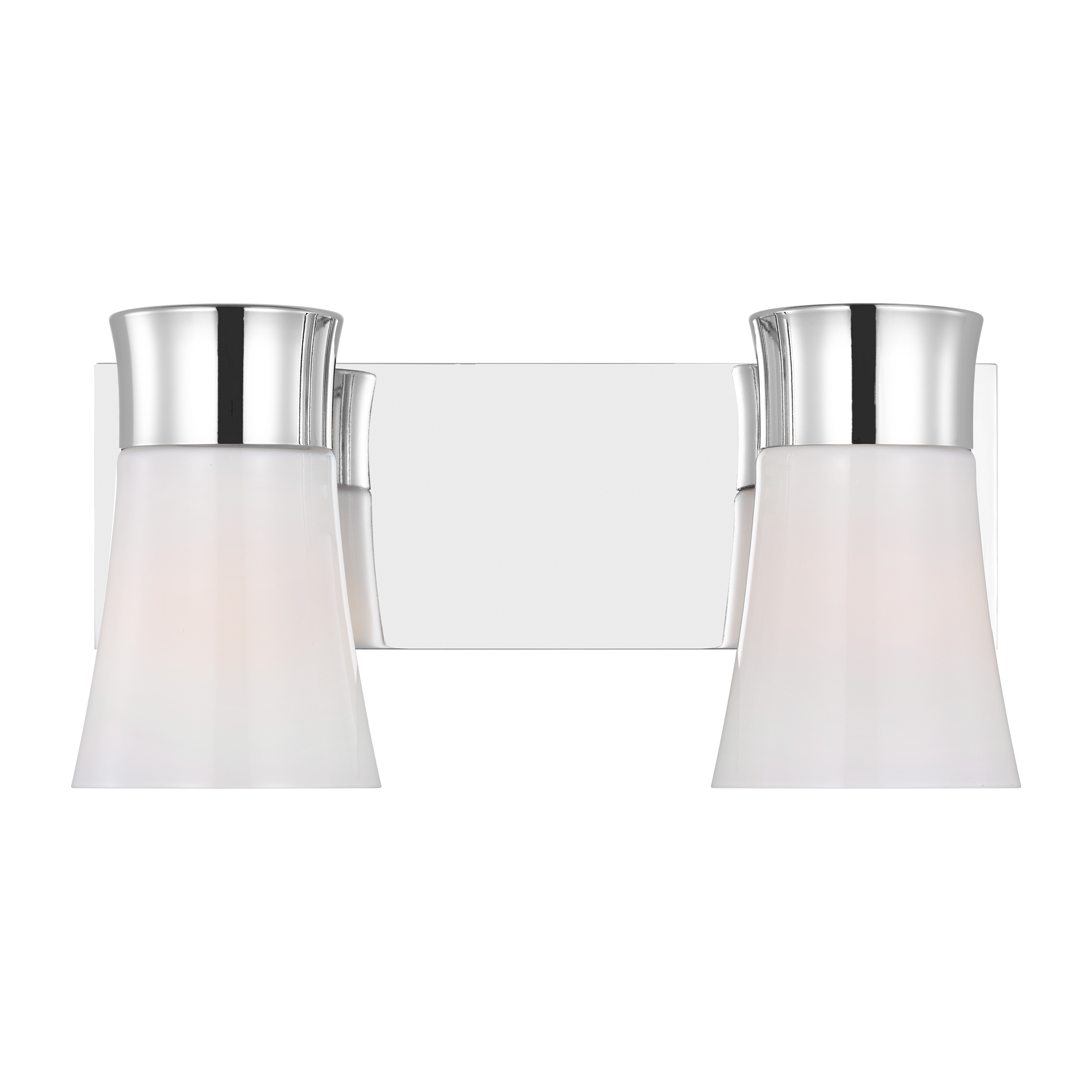 Scott Living DJV1082CH Roy 14.5-in 2 -Light Chrome Modern/contemporary Vanity light