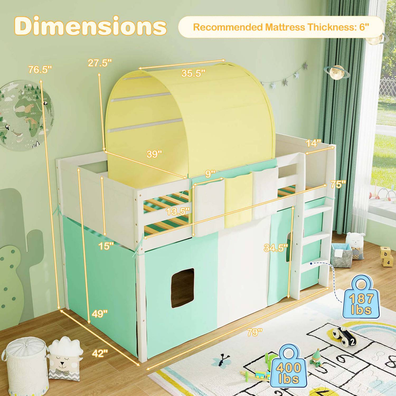 Costway HCST02597 beds - View #3