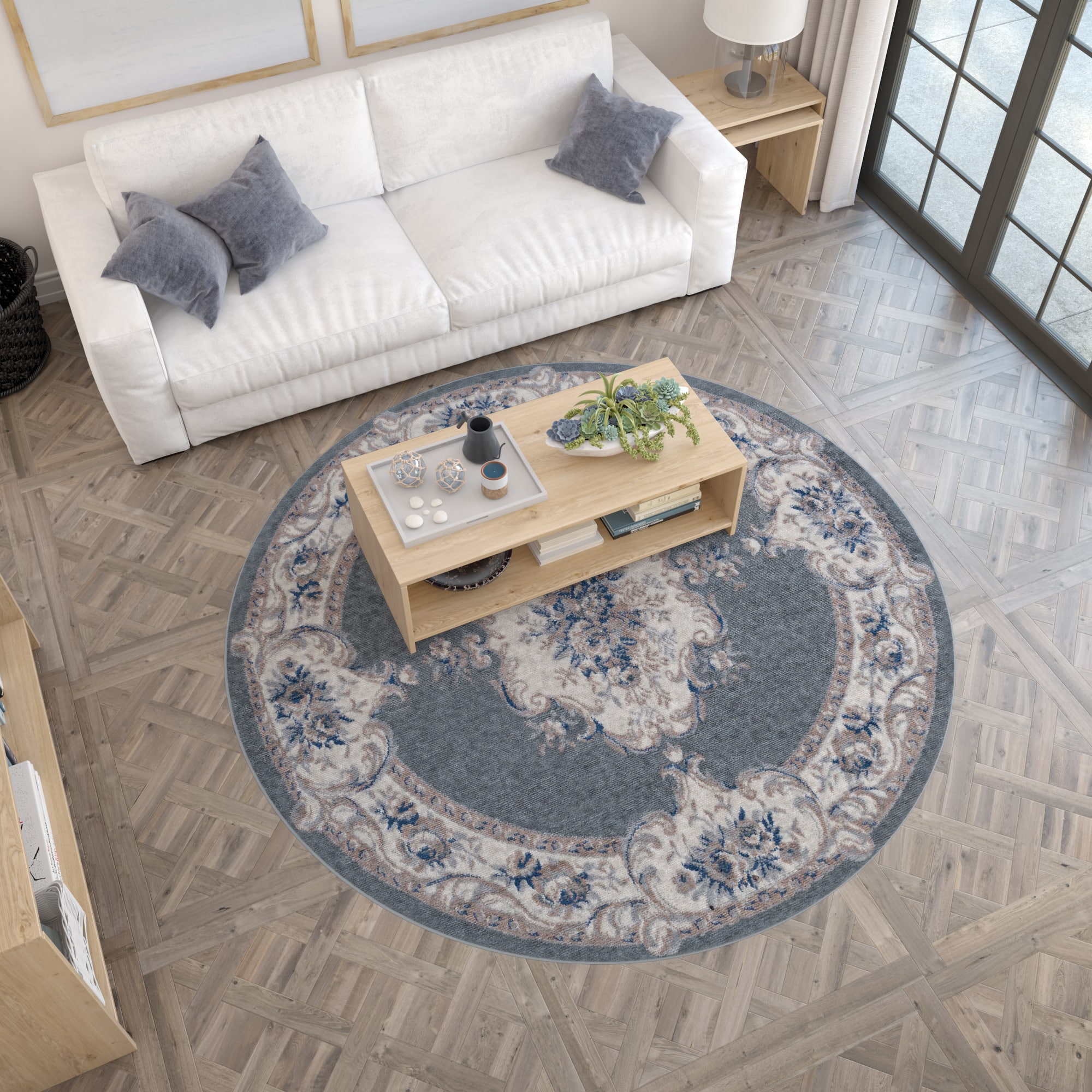 Tayse HMP3909 6RND rugs - View #3
