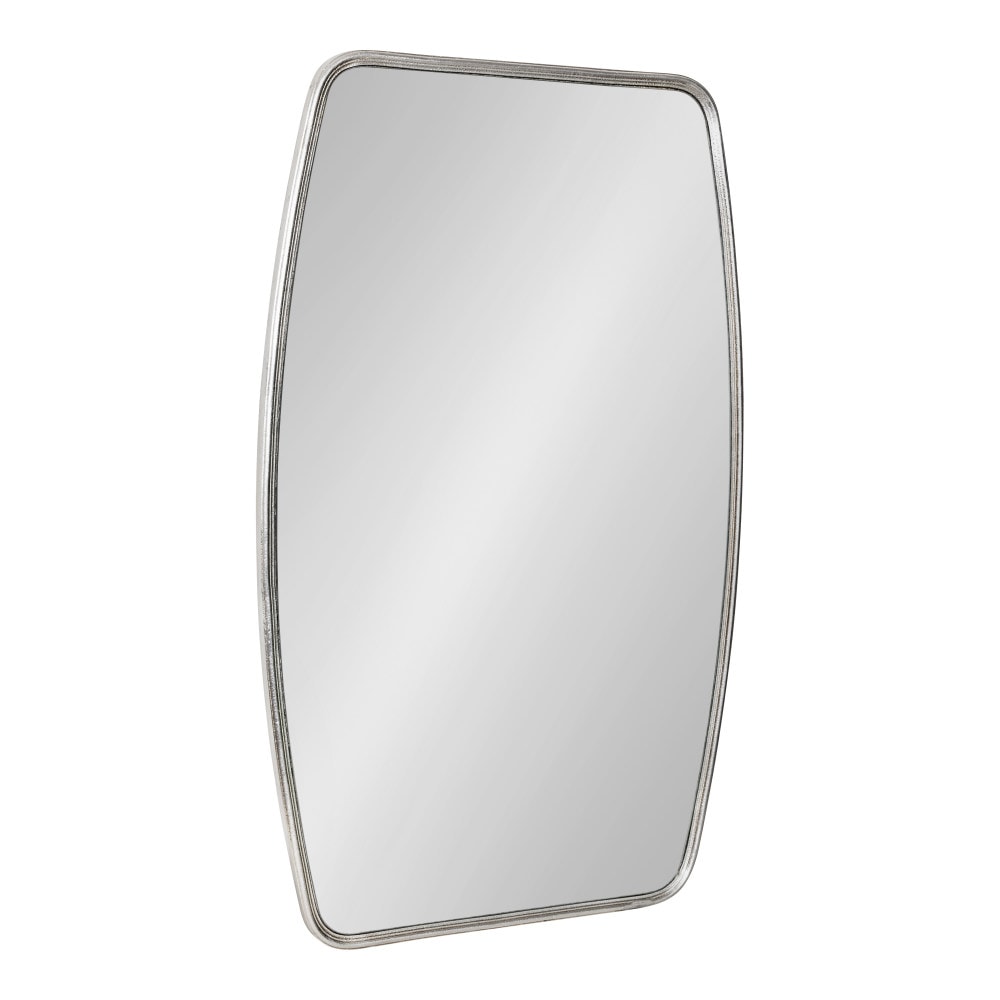 Kate and Laurel - Caskill 20-in W x 32-in H Rectangle Silver Framed Wall Mirror