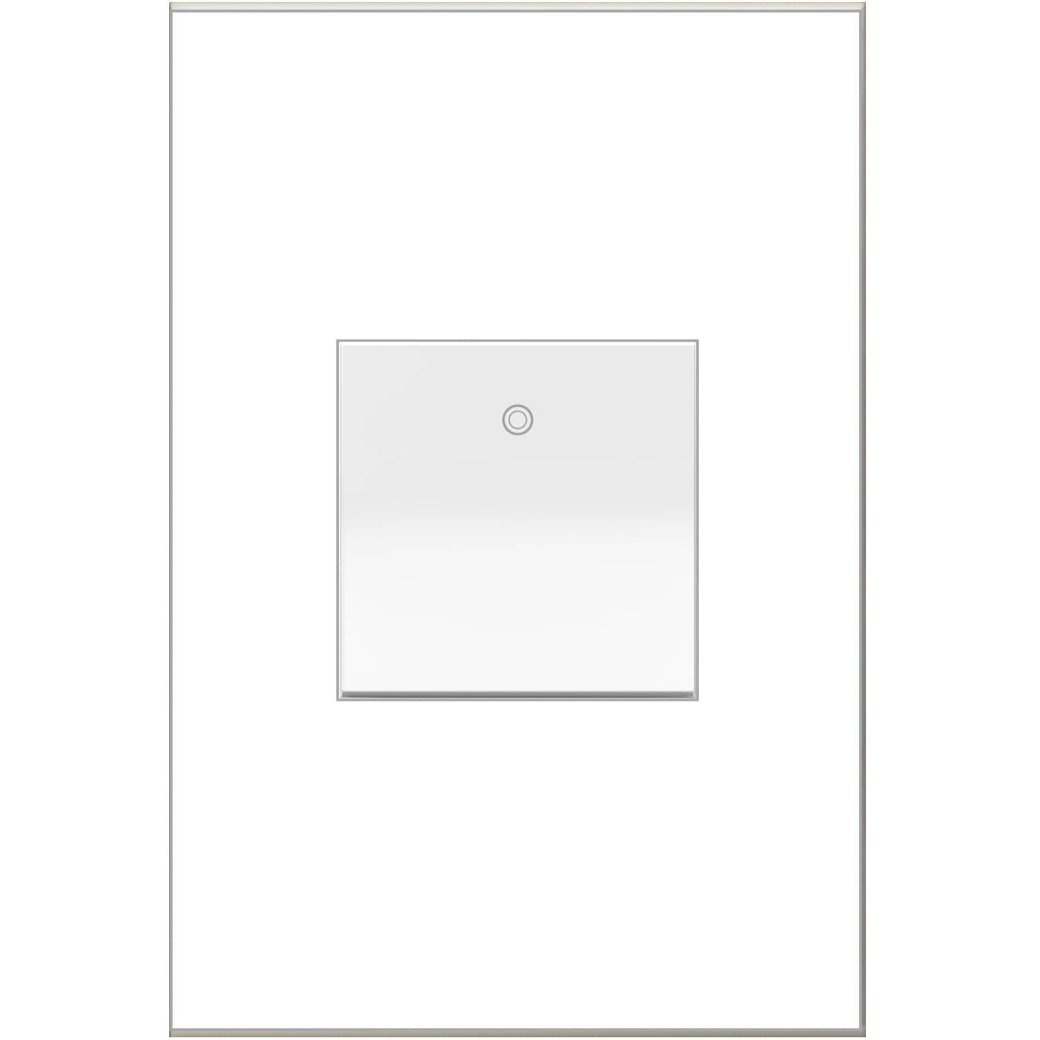 Legrand ASPD2032W4 adorne Paddle 20-amp Single-pole/3-way Rocker Light Switch , White