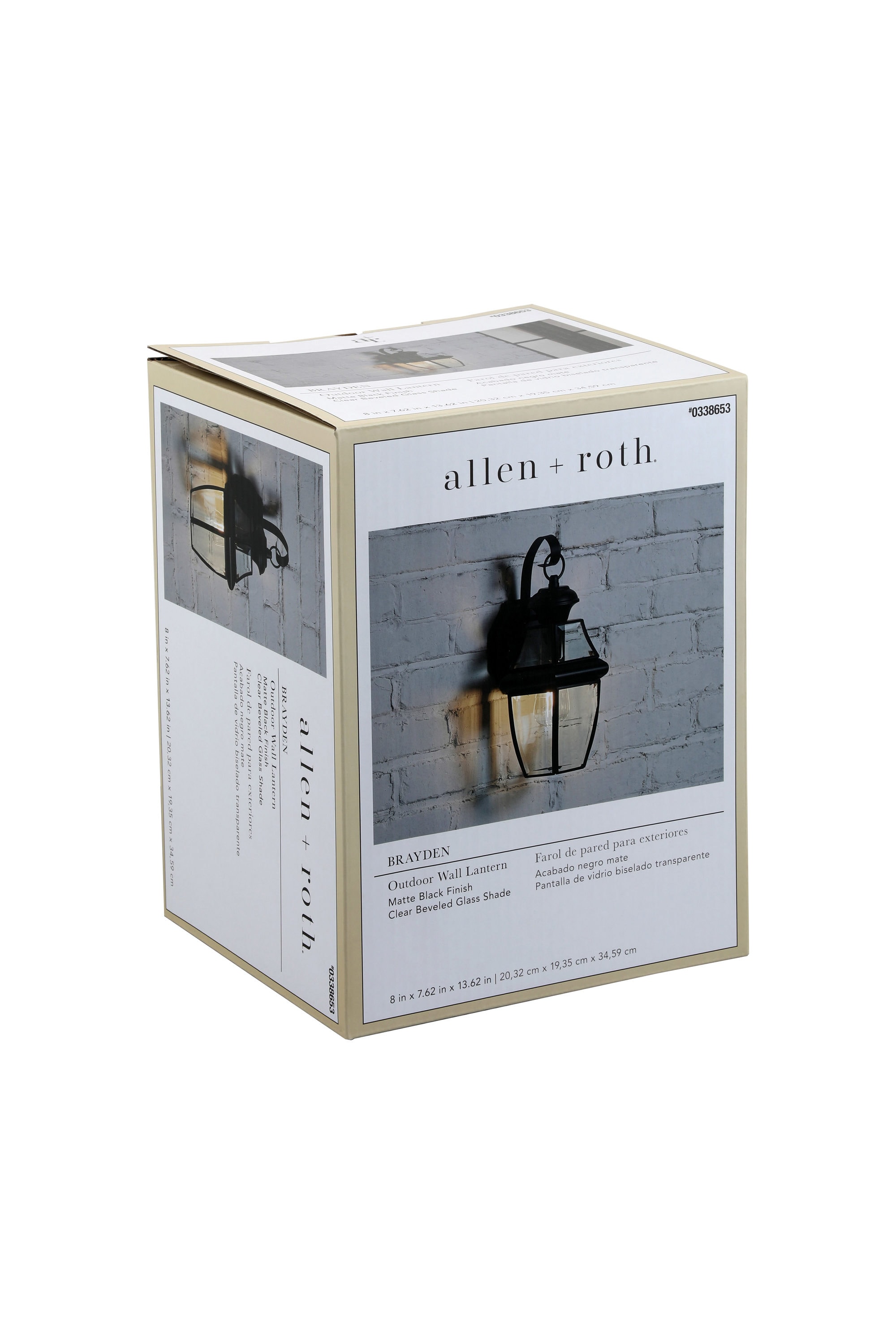 allen + roth Brayden 21.63-in Matte Black Traditional Outdoor Light Post  Lantern in the Post Light Parts department at