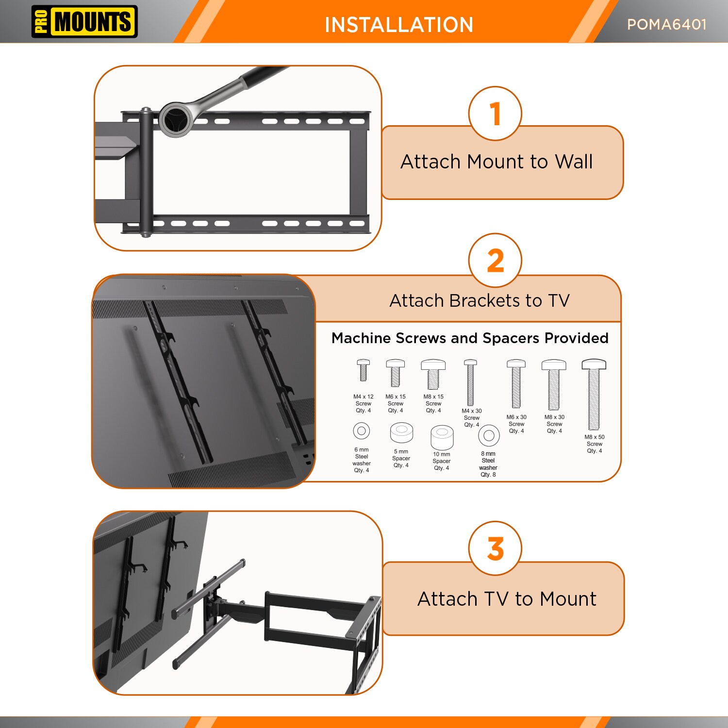 Promounts POMA6401 Tv-Mounts - View #8