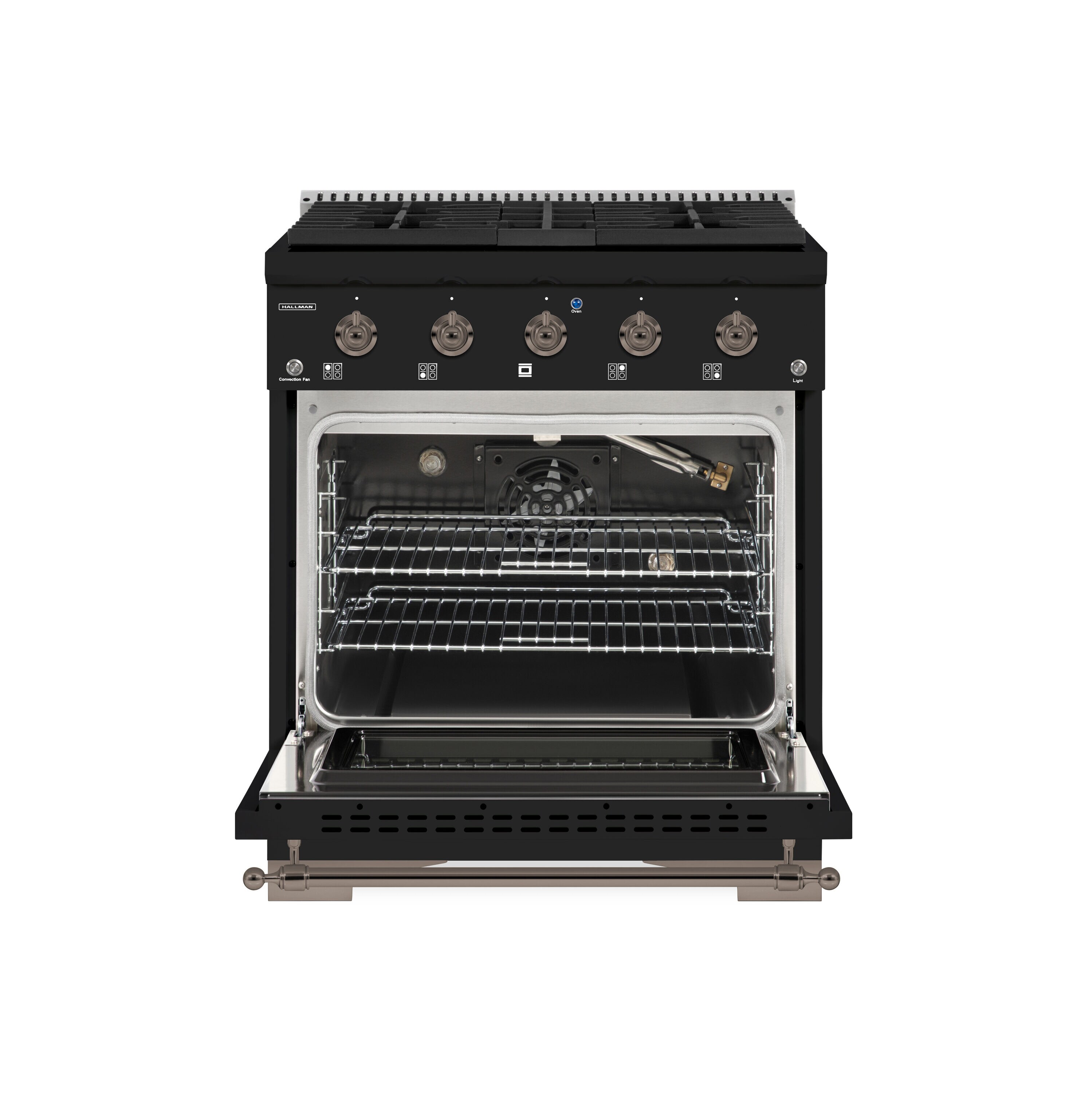 Hallman HCLRDF30BZMG Dual-Fuel-Ranges - View #5