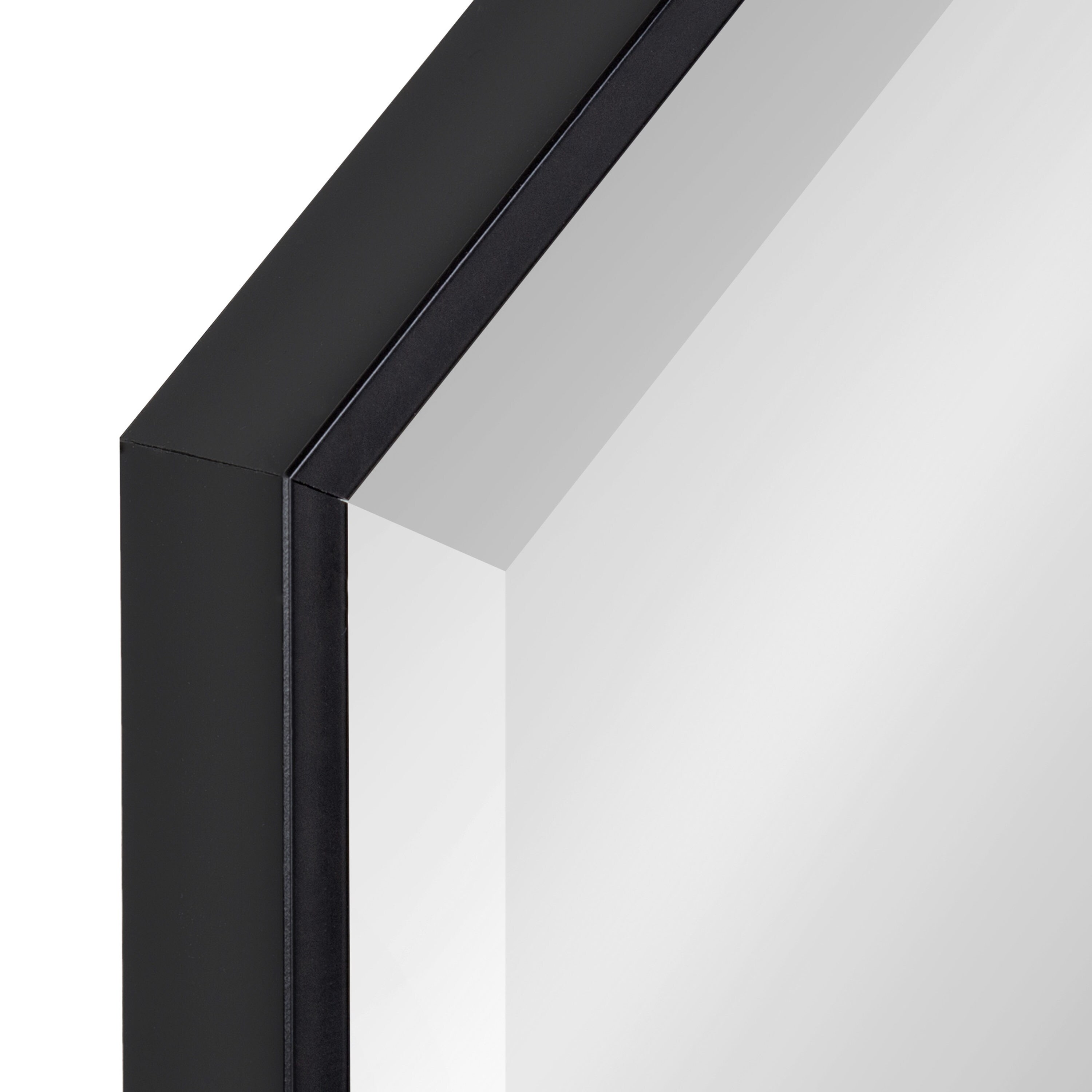 28.7 x 28.7 Rhodes Square Wall Mirror Black - Kate & Laurel All Things  Decor