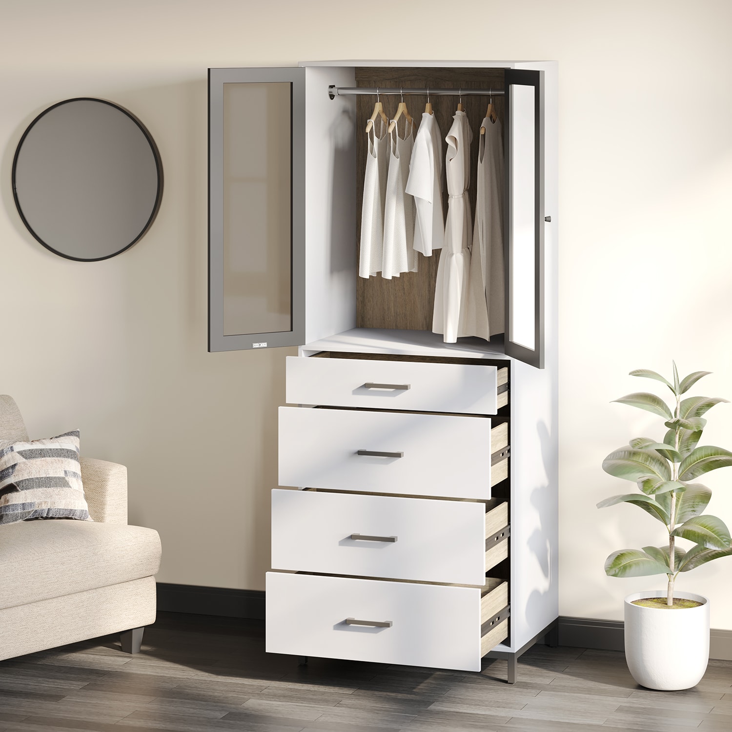 Scott Living SL30CLA-1 Wood-Closet-Kits - View #3