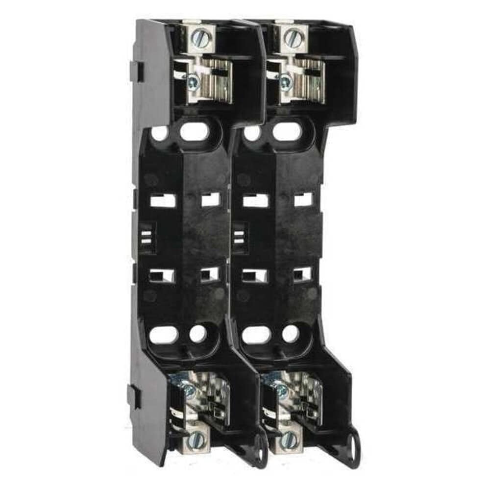 Eaton Open Fuse Block 0 to 30A Amp Range 600V AC/DC Volt Rating 2 Poles Box Lug