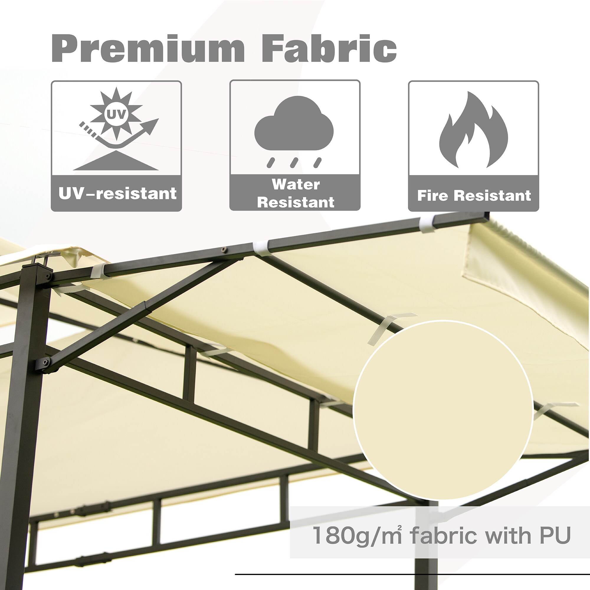 Clihome SL-42MX-AA Wood-Resin-Gazebos - View #12