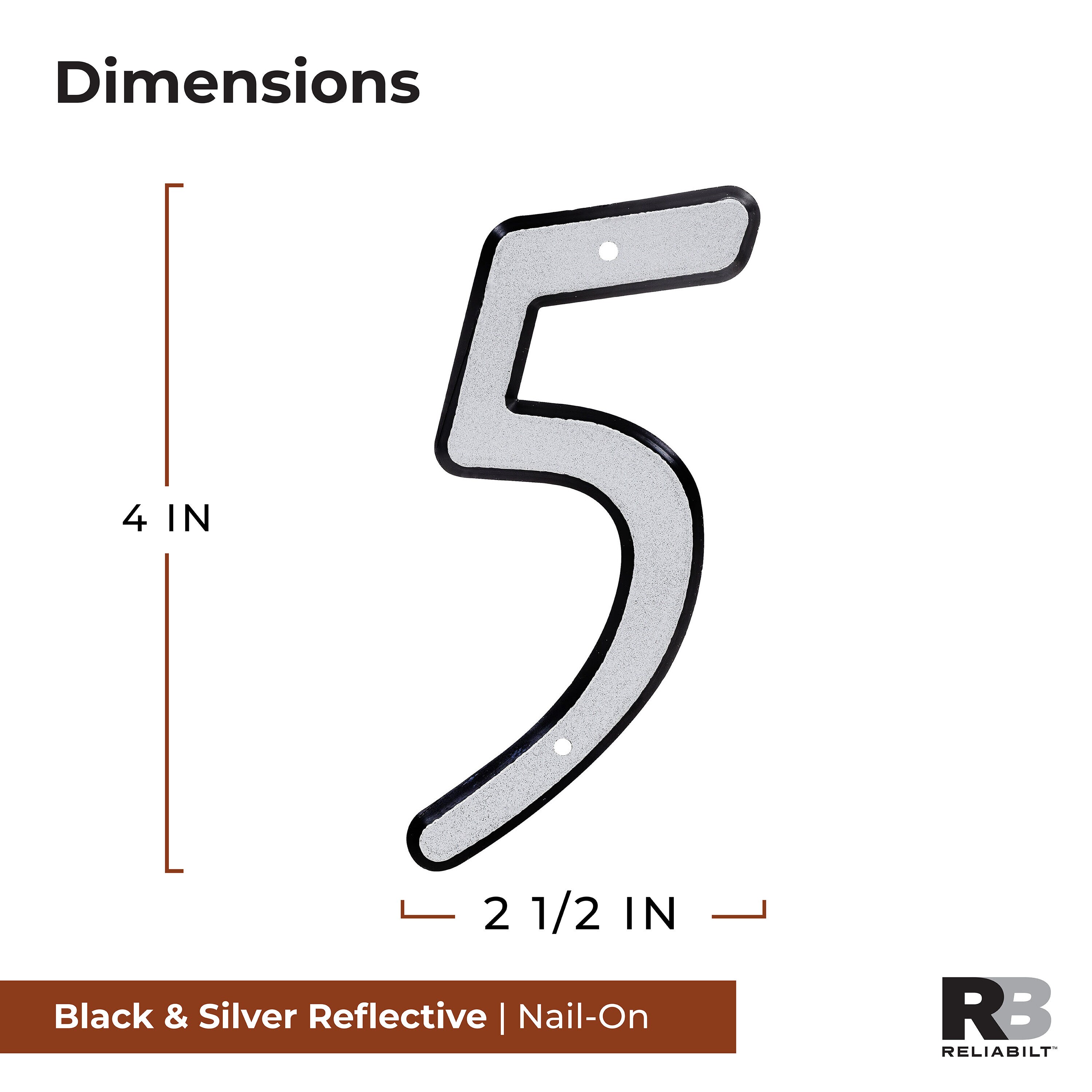RELIABILT 847595 Signs-Letters-Numbers - View #2