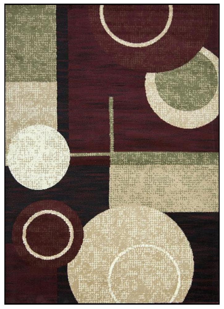 MSRUGS 1161-MRN-2X3 Nairobi 2 X 3 (ft) Multiple Colors/Finishes Indoor Area Rug