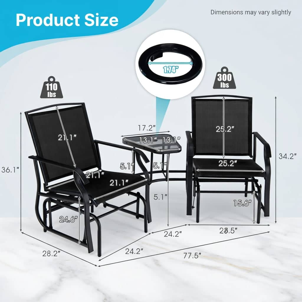 Choco Moon 5357455153221 Patio-Conversation-Sets - View #6