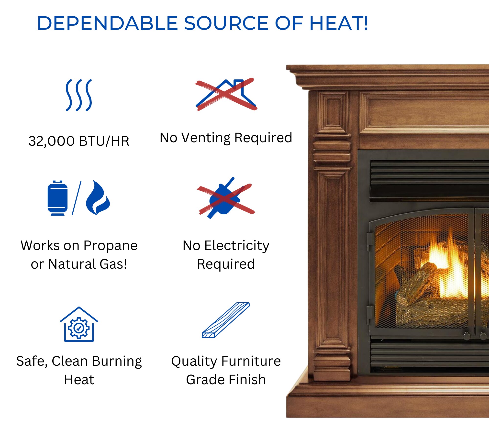 Duluth Forge DFS-400T-2TA Gas-Fireplaces - View #3