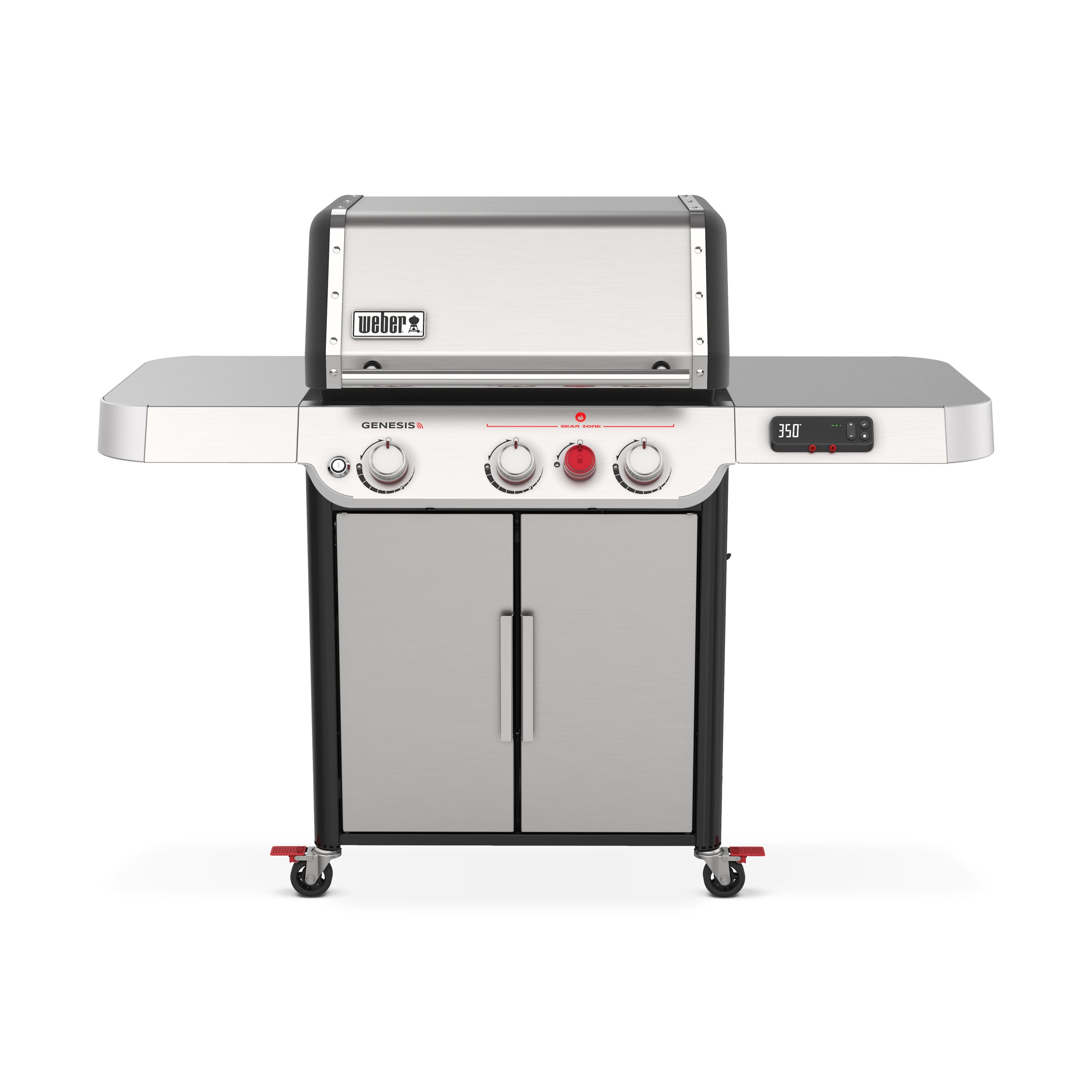 Weber Genesis Steel 3-Burner Liquid Propane Gas Grill in the Gas Grills at Lowes.com