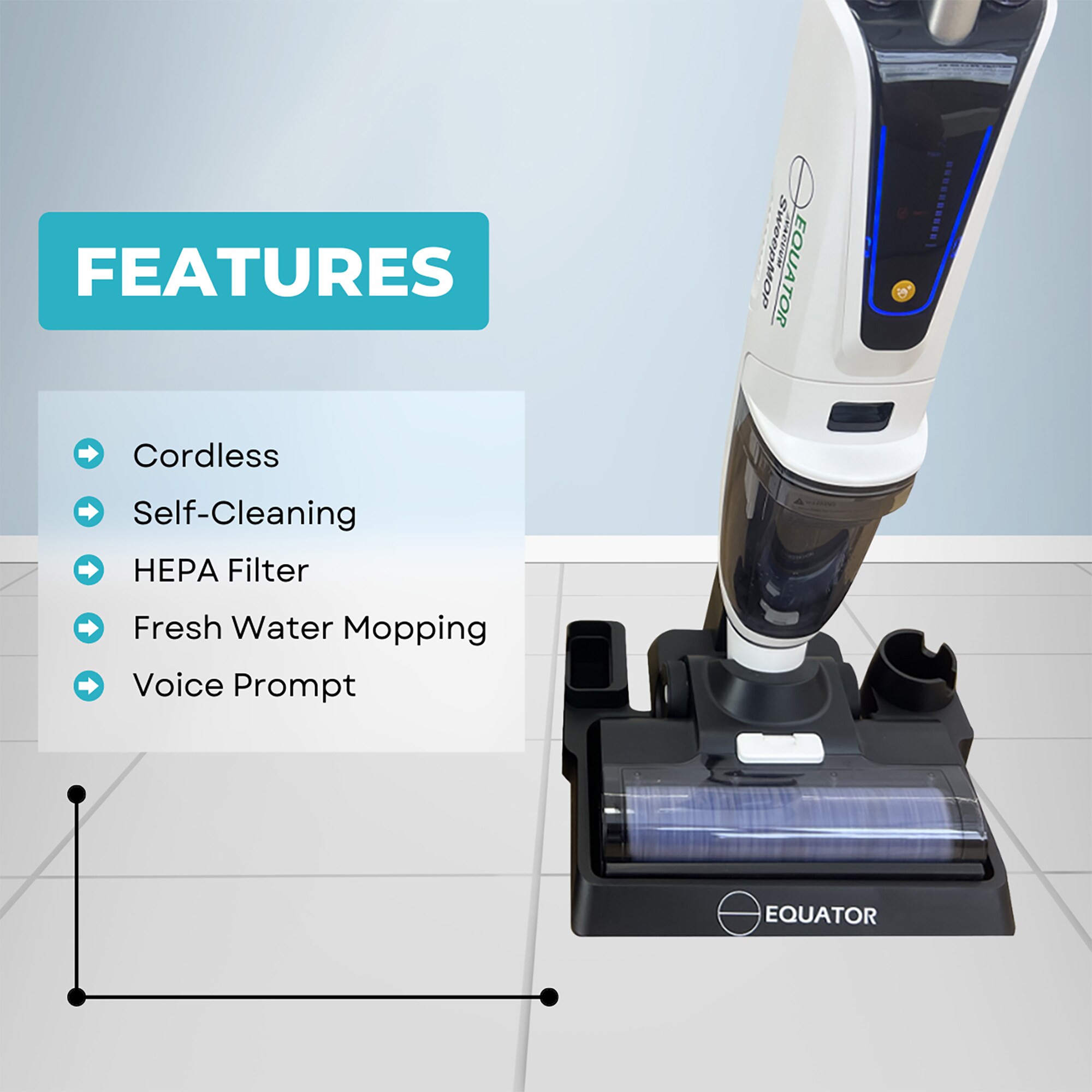 Equator Advanced Appliances VSM 6000 W Floor-Sweepers - View #3