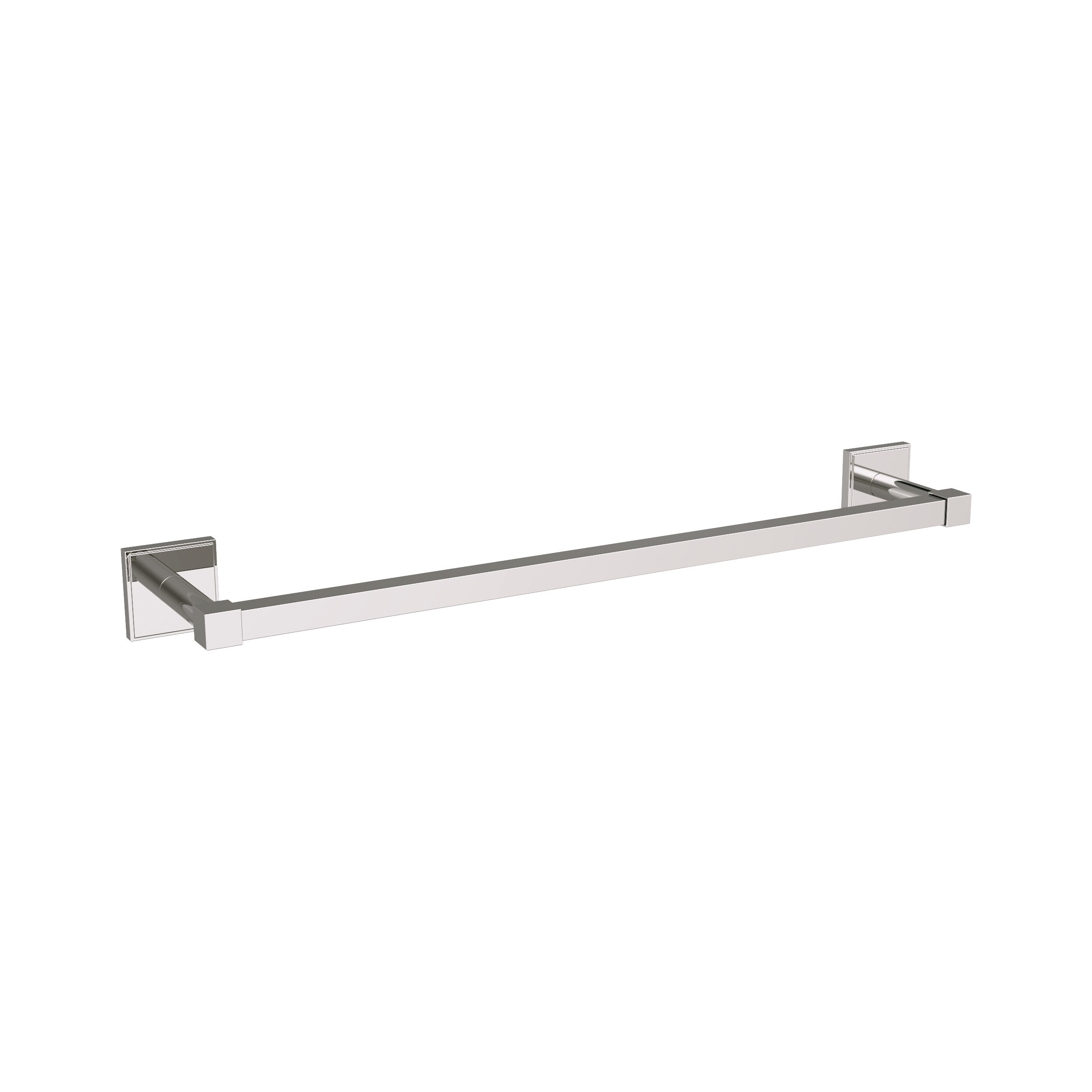 Amerock BH36073PN Appoint 18-in Polished Nickel Wall mount Single Towel Bar