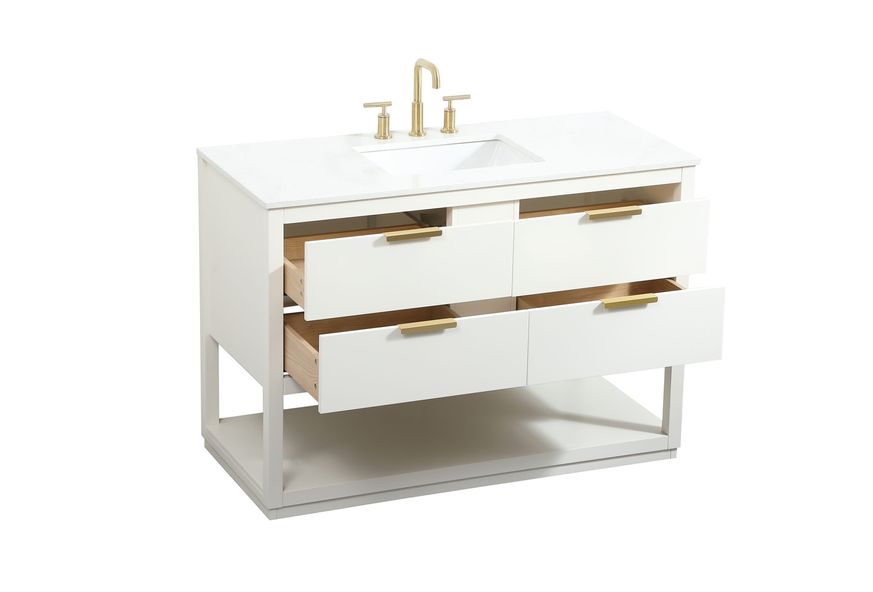 Elegant Decor HF57744WH Bath-Vanity-Combo - View #9