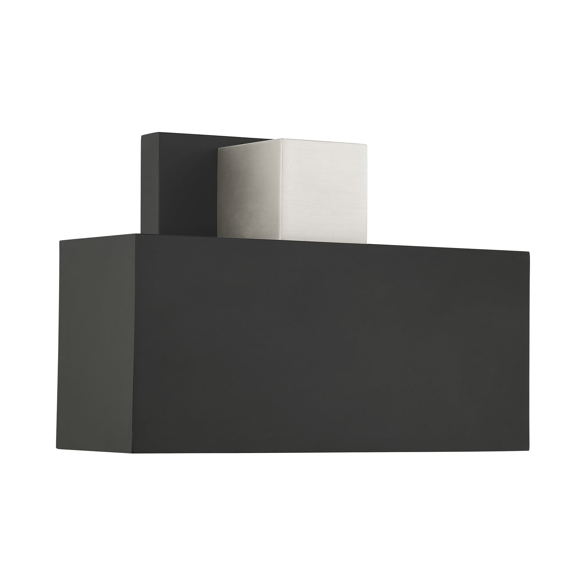 Lynx Minimalist Black Brass Outdoor ADA Wall Sconce
