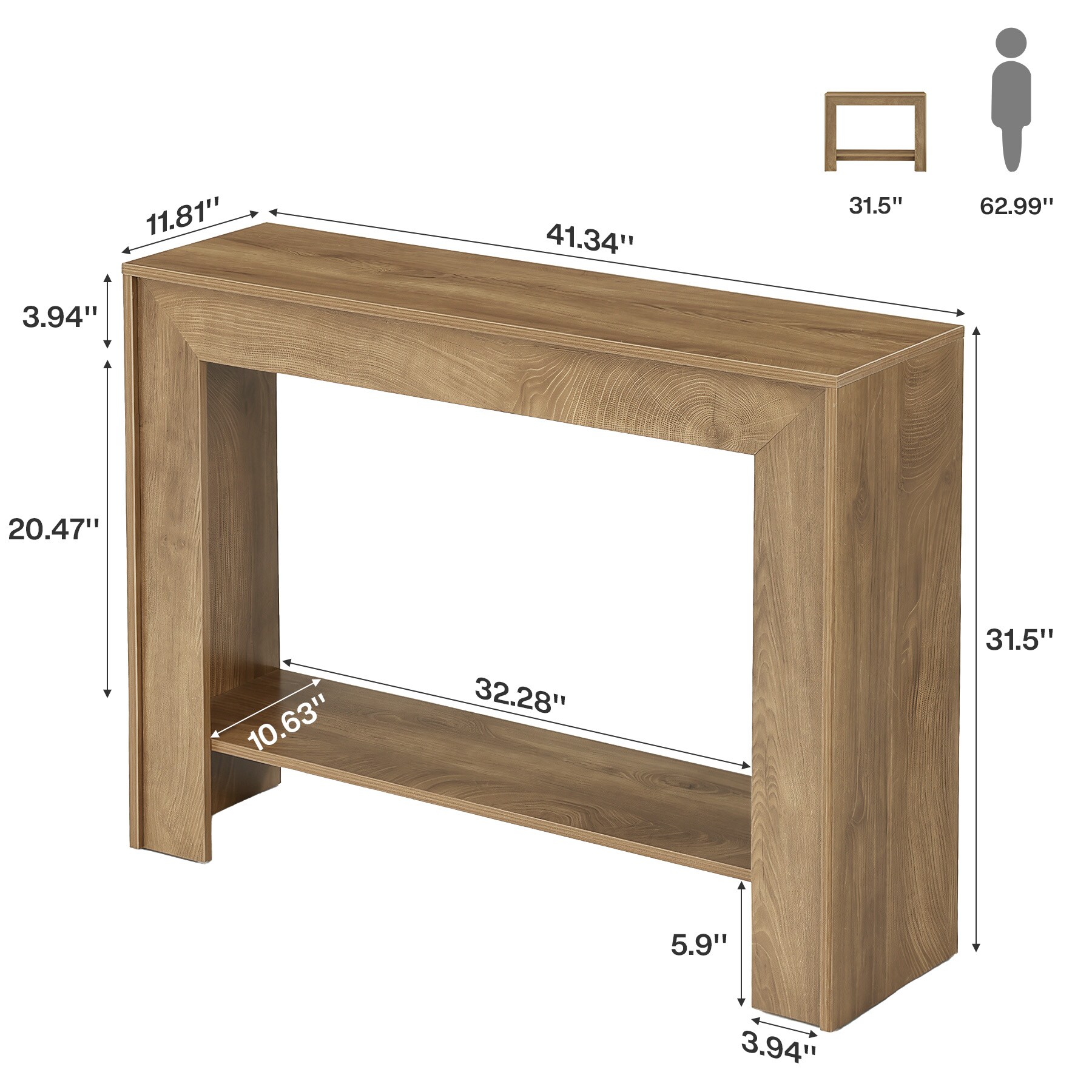 Tribesigns LWOYJL-1276YY Console-Sofa-Tables - View #4