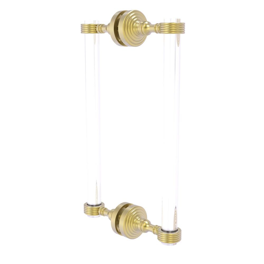 Allied Brass PG-406G-12BB-SBR Satin brass 12-Inches Hinged shower door Handle