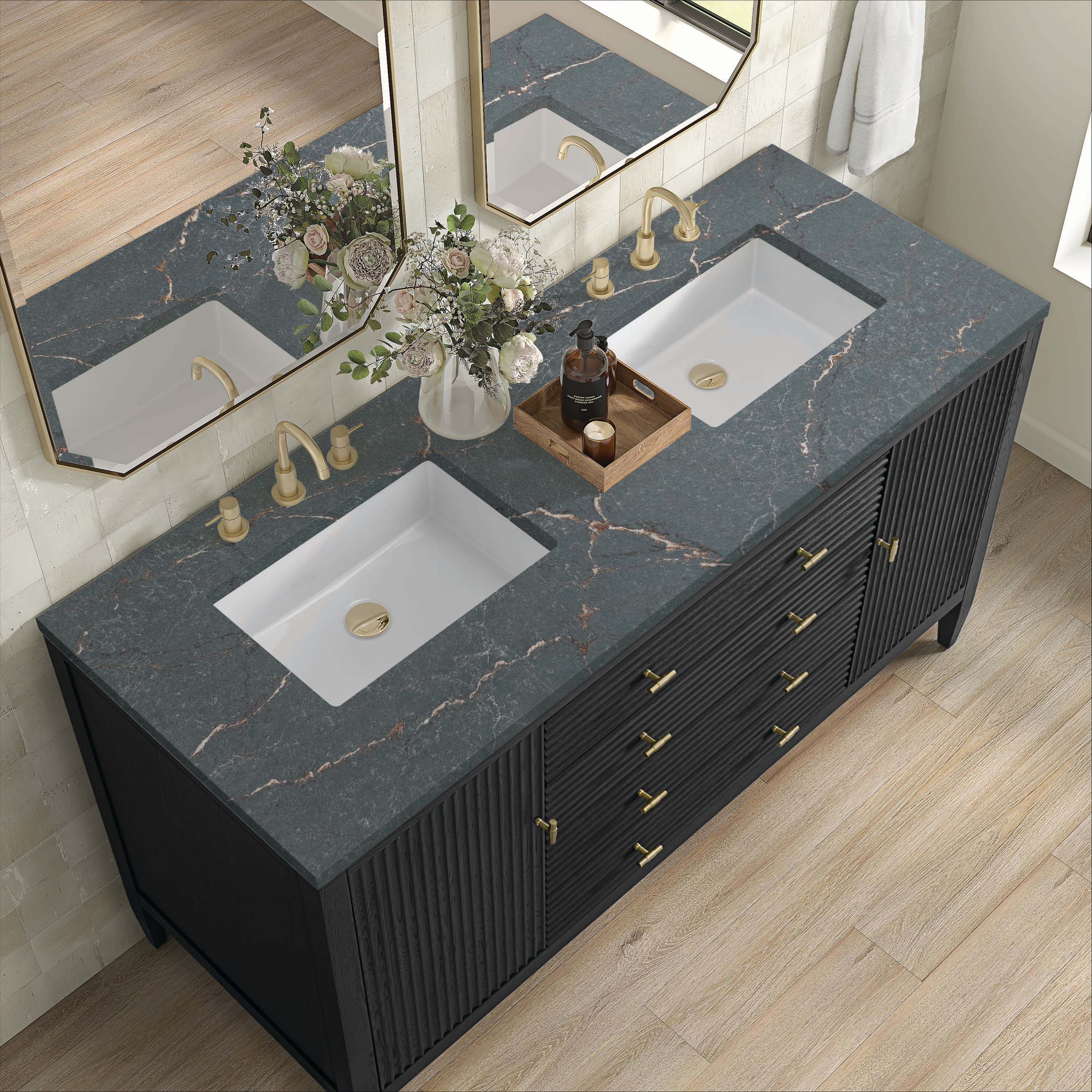 James Martin Vanities 485-V60D-CBO-3PBL Bath-Vanity-Combo - View #5