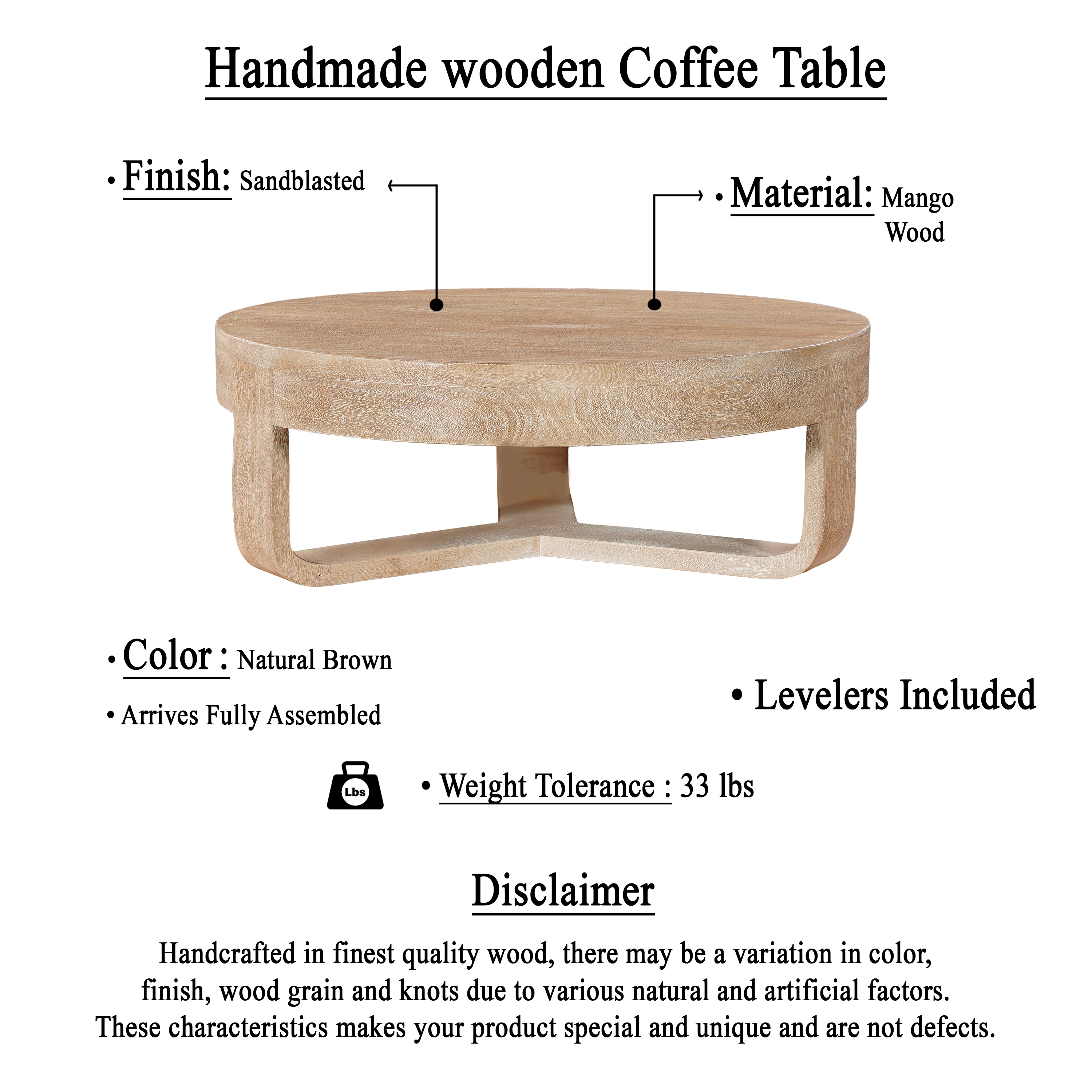 Benzara UPT-324416 Coffee-Tables - View #8