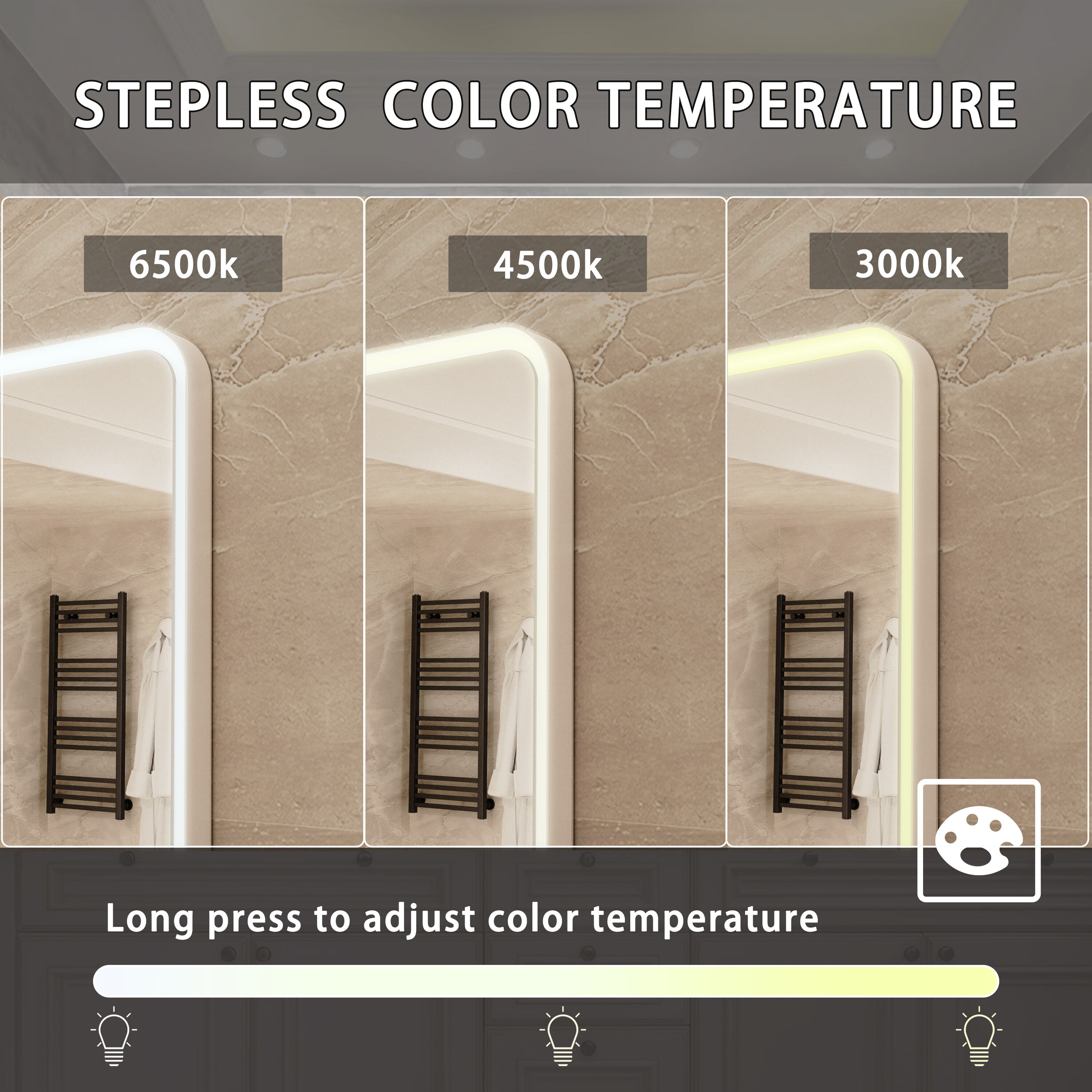 Tatayosi XH-195770 Framed-Bath-Mirrors - View #5