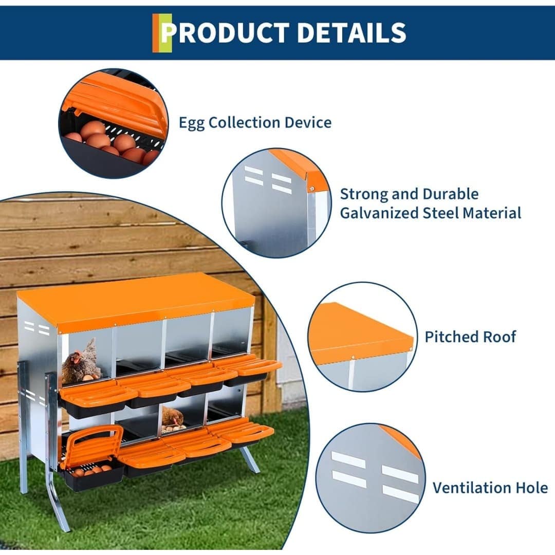 Qeetex GGL-PPG-33CXX4J5 Chicken-Coops-Rabbit-Hutches - View #4