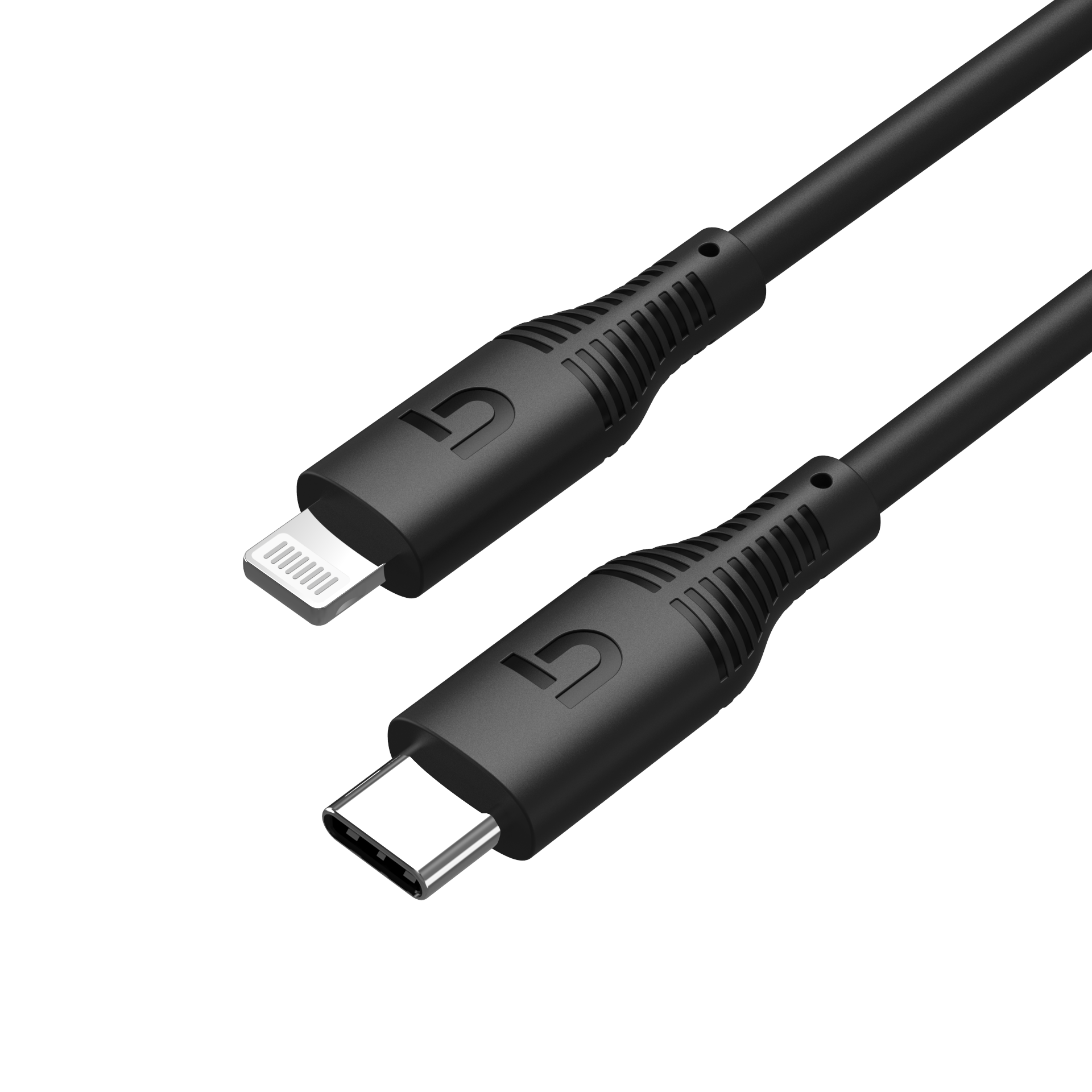 Utilitech 8B47-3190008R-FG 8-ft USB 2.0 Lightning Black Cable