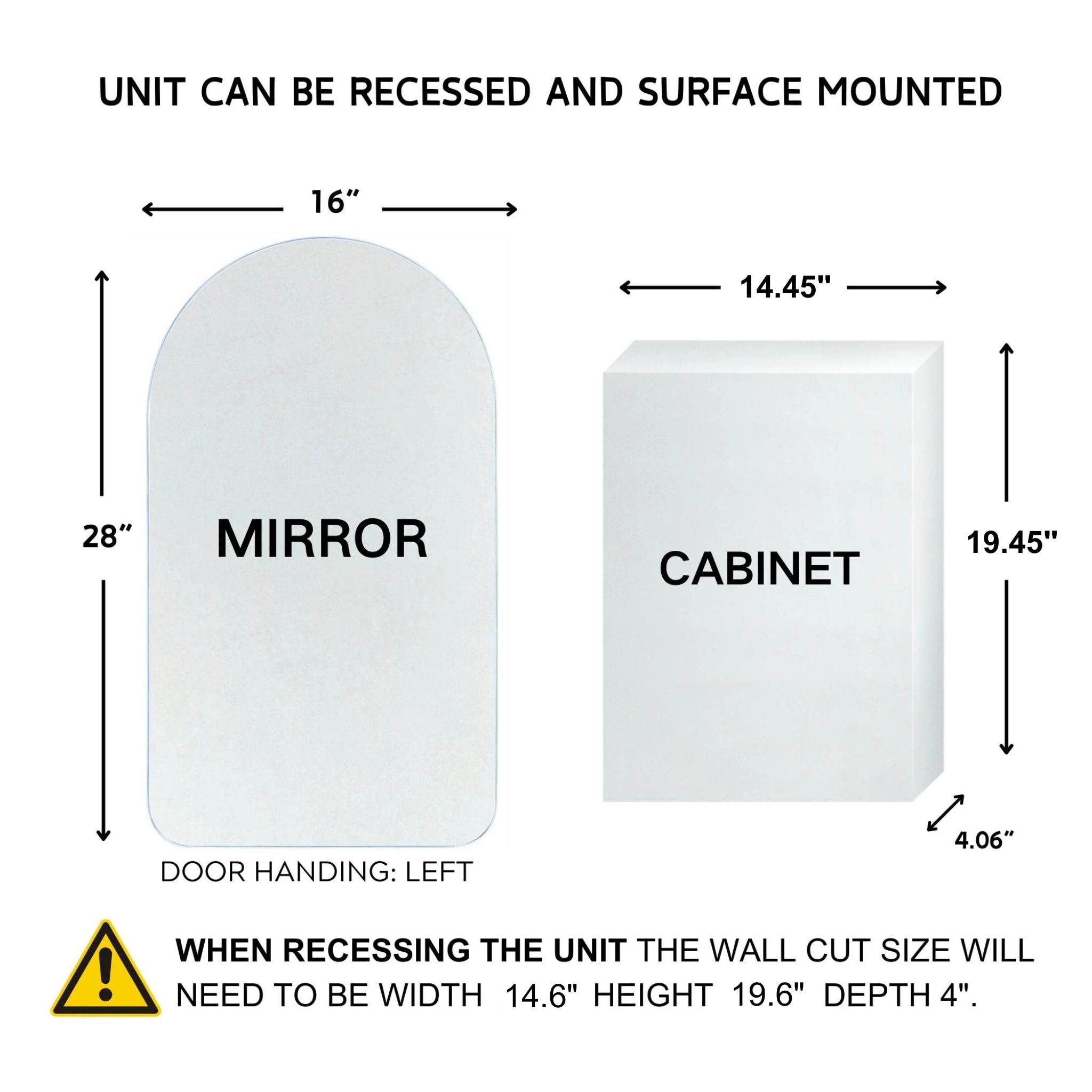 TEHOME GC-TC0021 Bathroom-Medicine-Cabinets - View #3