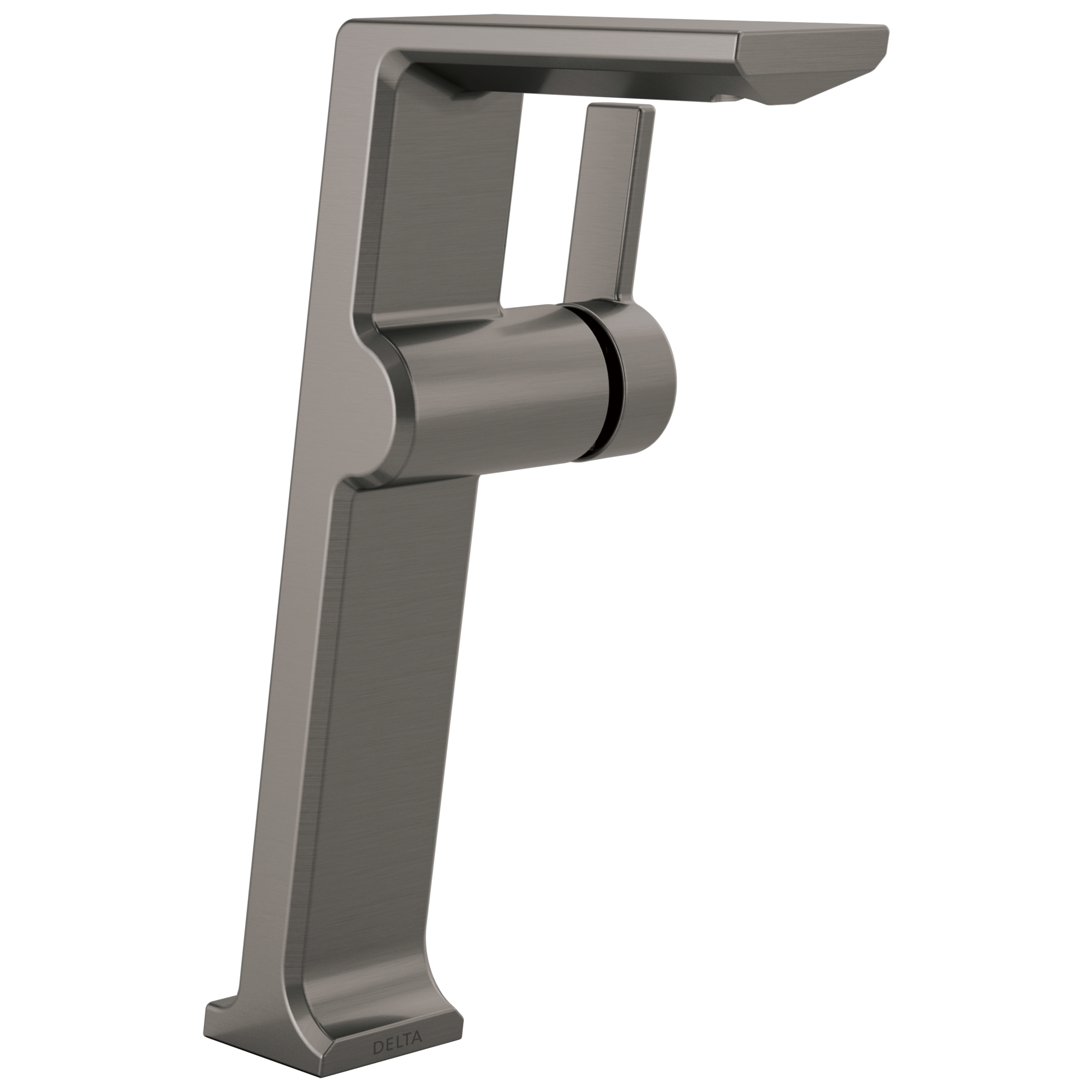 Delta 799-KS-PR-DST Pivotal Lumicoat Black Stainless Vessel 1-handle WaterSense Low-arc Residential Handle Bathroom Sink Faucet