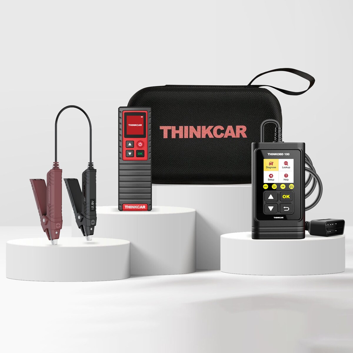 THINKCAR OBD2 Scanner Battery Automotive Diagnostic Equipment Service Kit Bundle