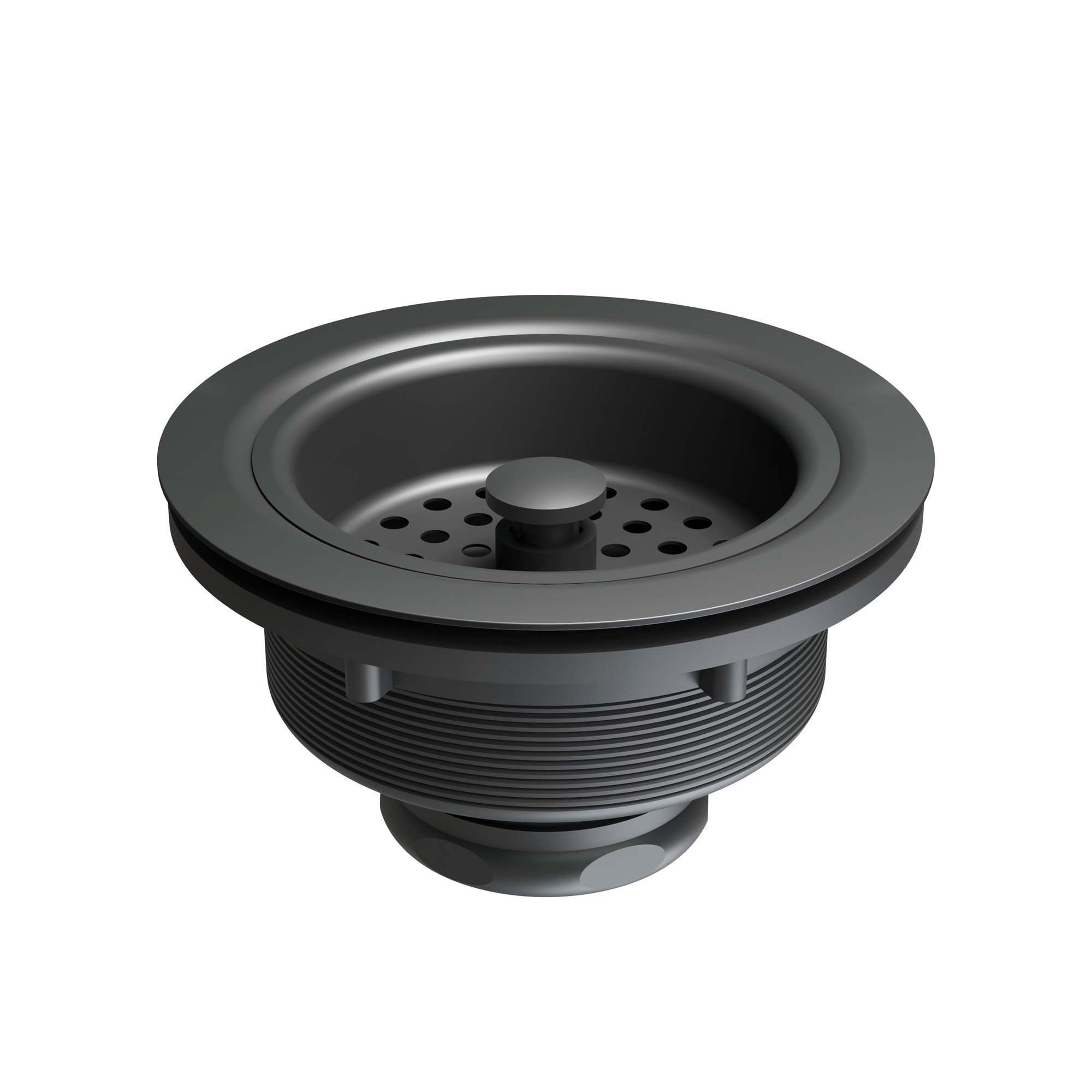 PROFLO PF171MB 3.5-in Matte Black Brass Strainer basket