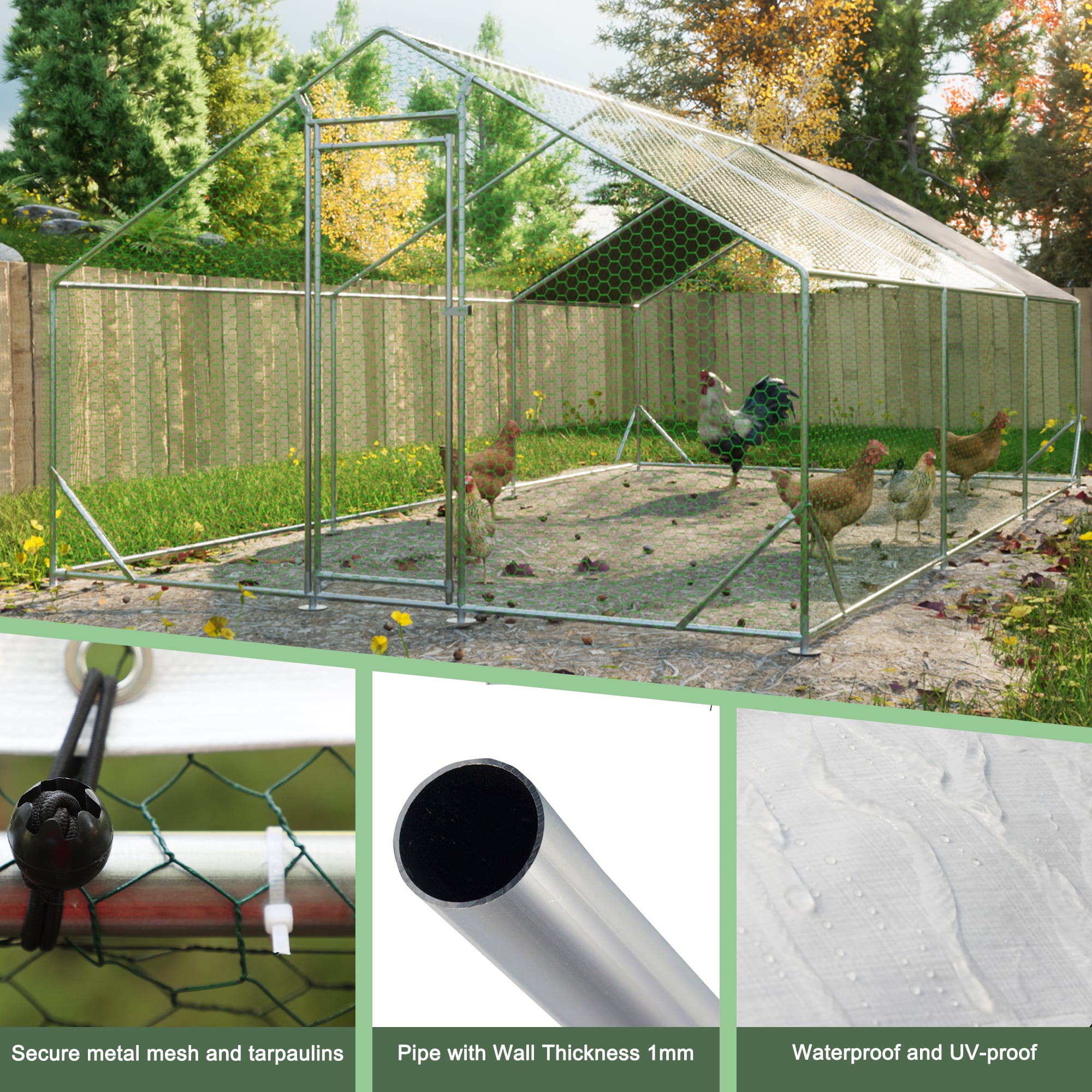 Anysun AS-IS01M03002-K4 Chicken-Coops-Rabbit-Hutches - View #7