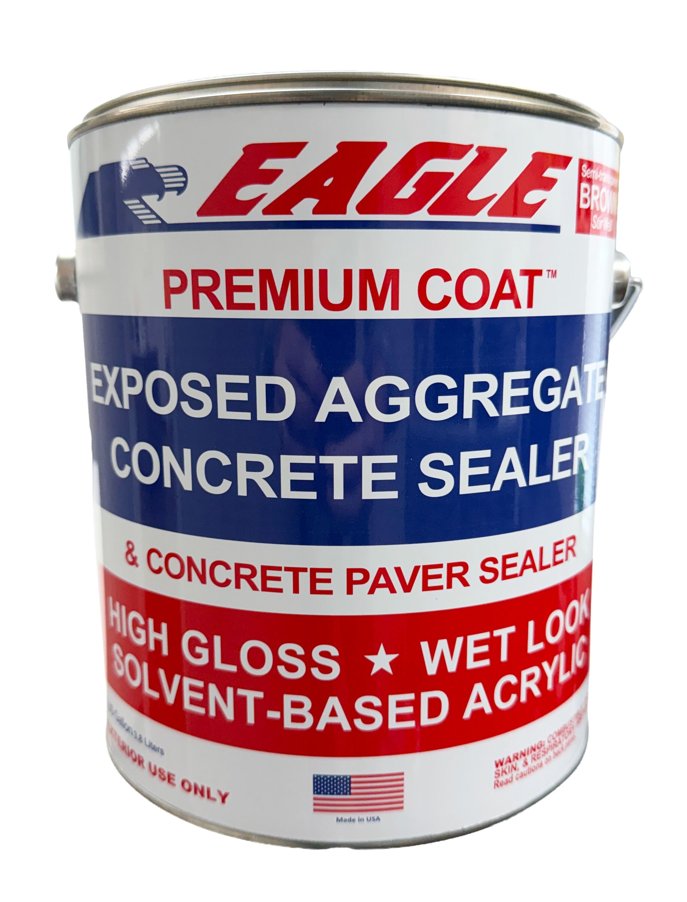 Eagle Brown High-gloss Transparent Acrylic Exterior Sealer ( 1-gallon )