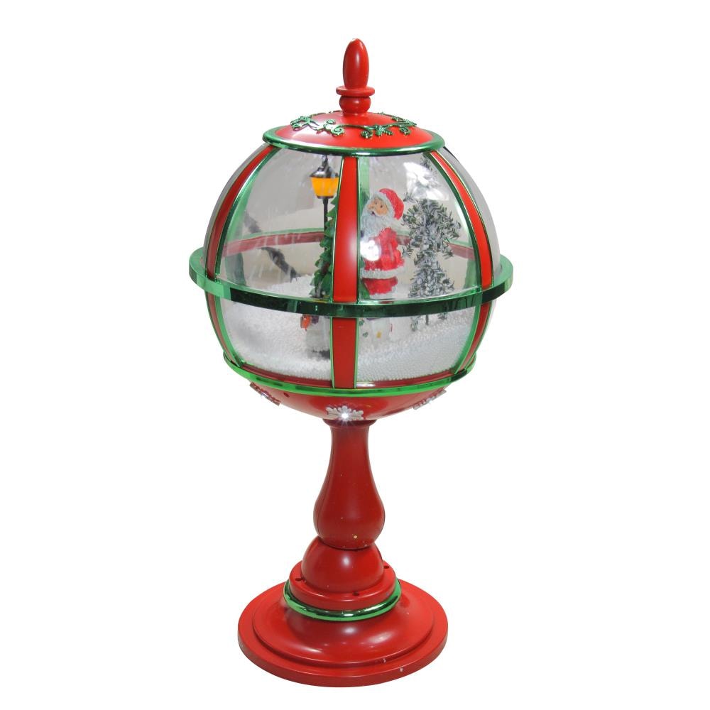 Northlight Red Lighted Santa Lamp at Lowes.com