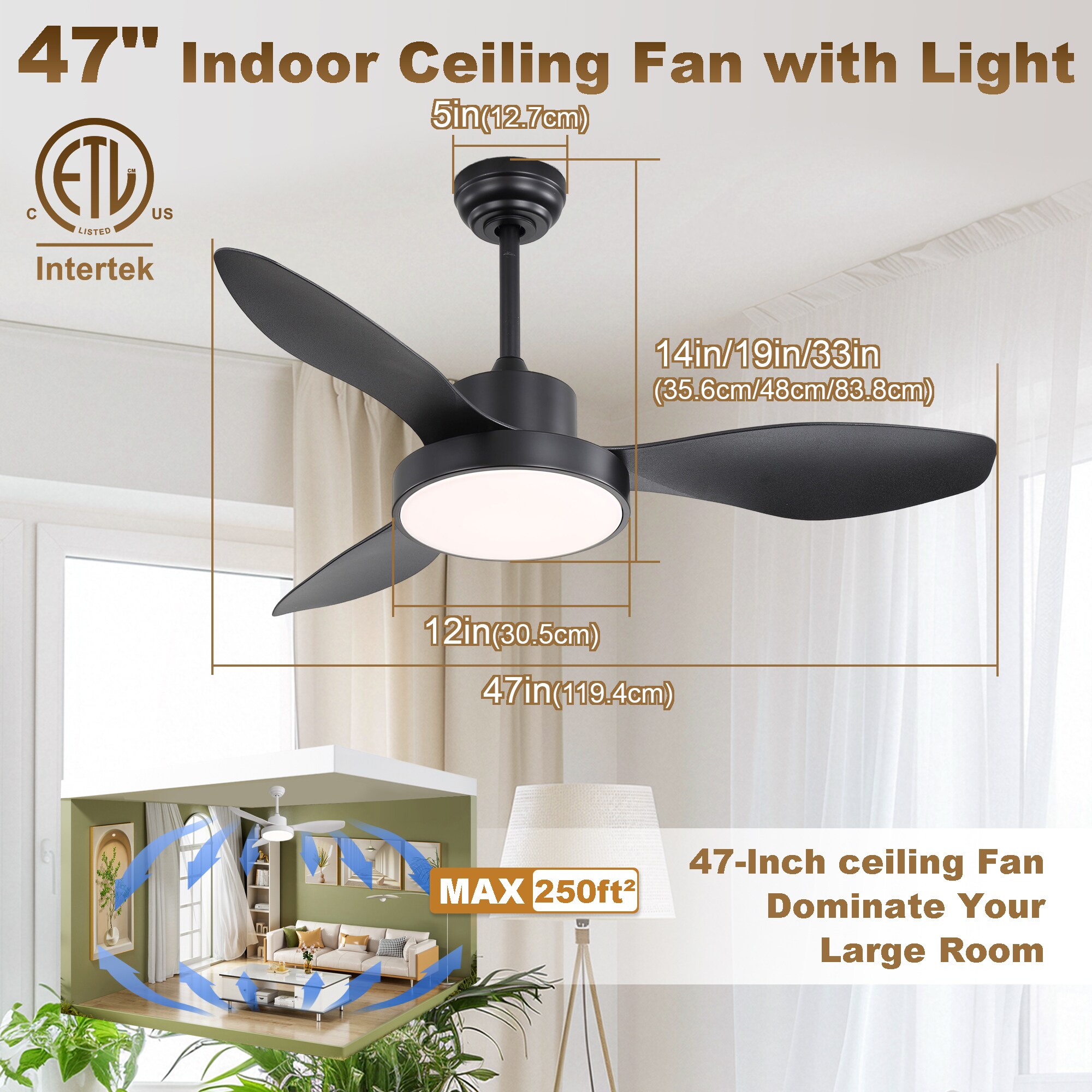 Sunrinx MG12-CF-11 Ceiling-Fans - View #8