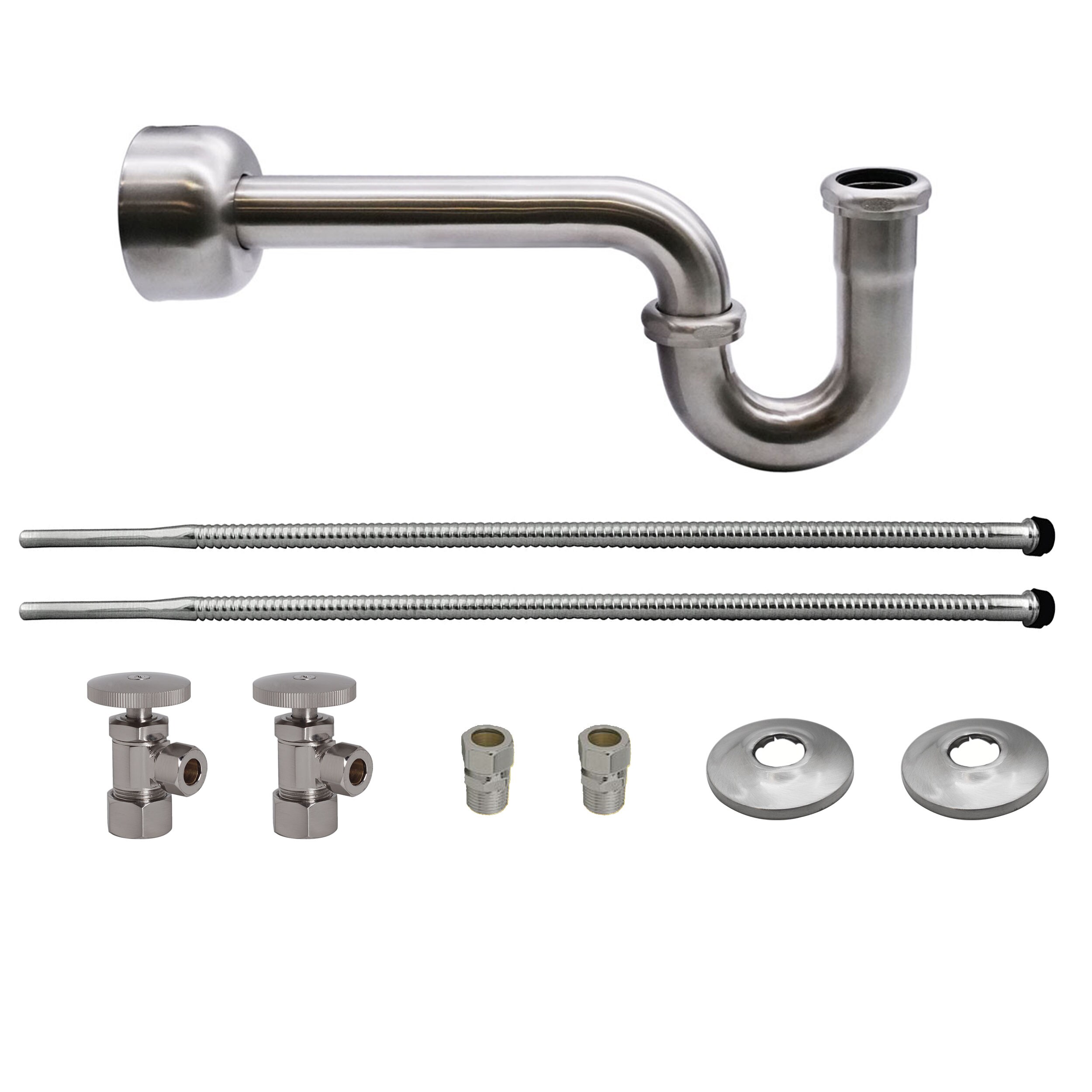 WESTBRASS D1538L-07 1-1/2-in Brass P-trap